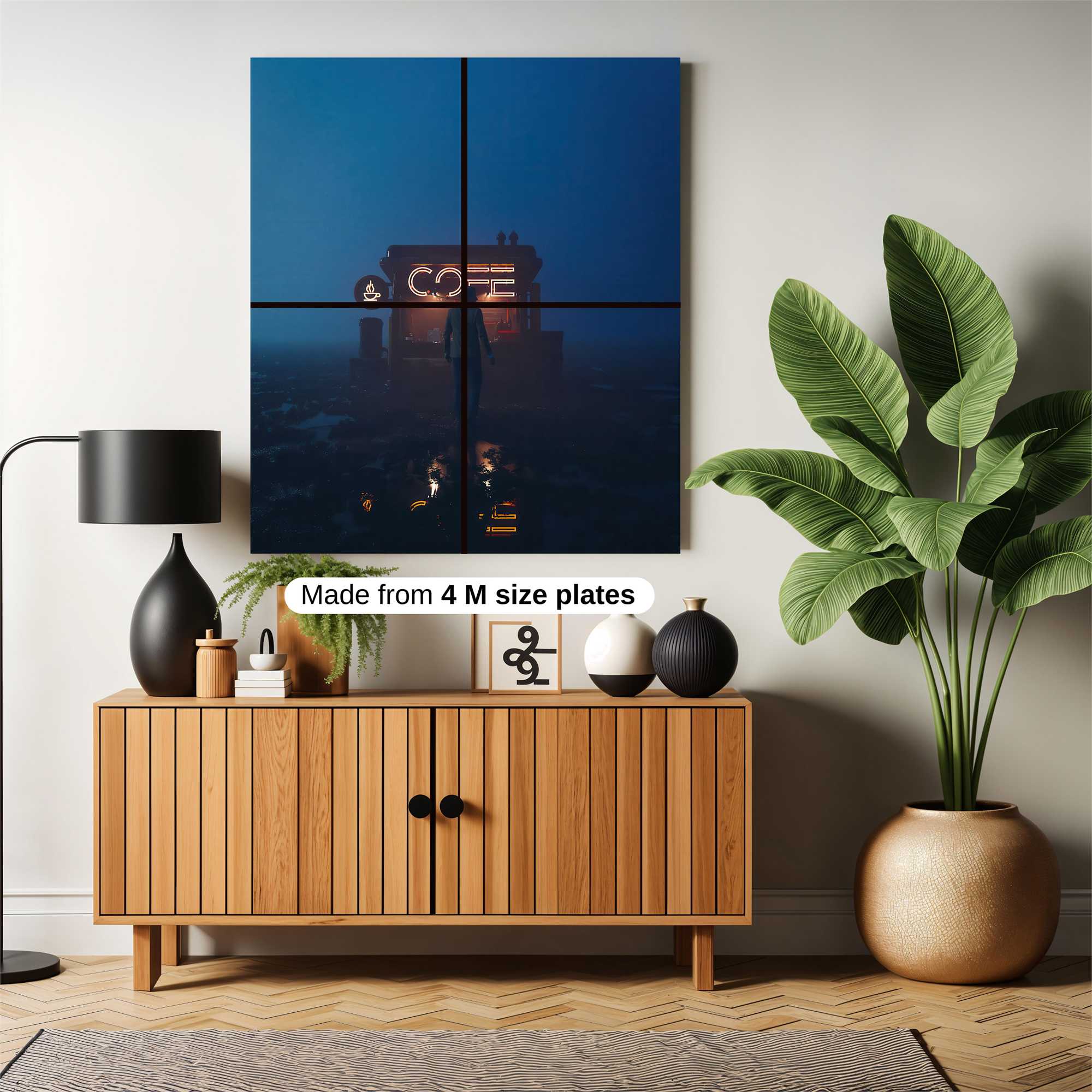 Neon Solitude Safe Wall Magnetic / M