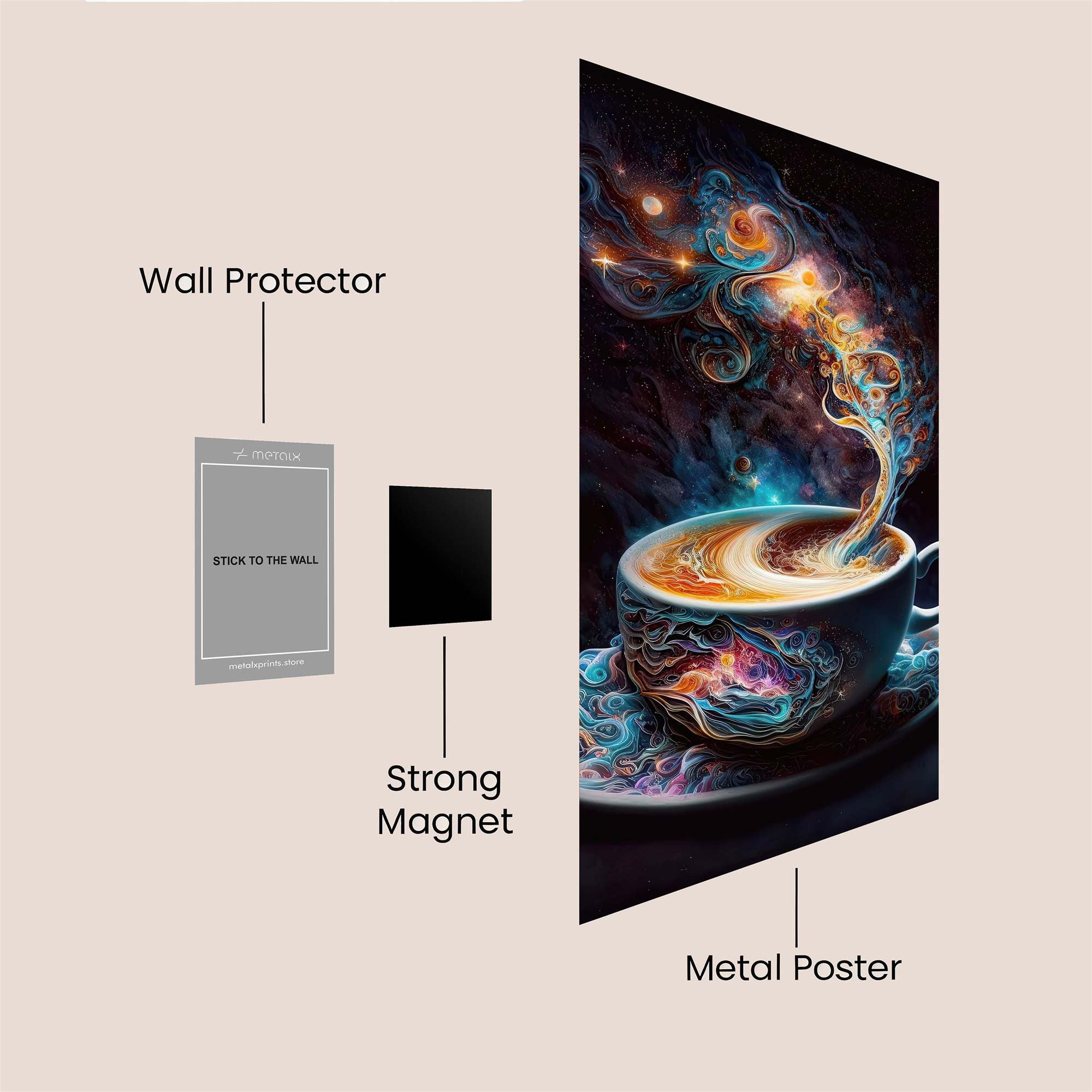 Cosmic Serenity Safe Wall Magnetic / M