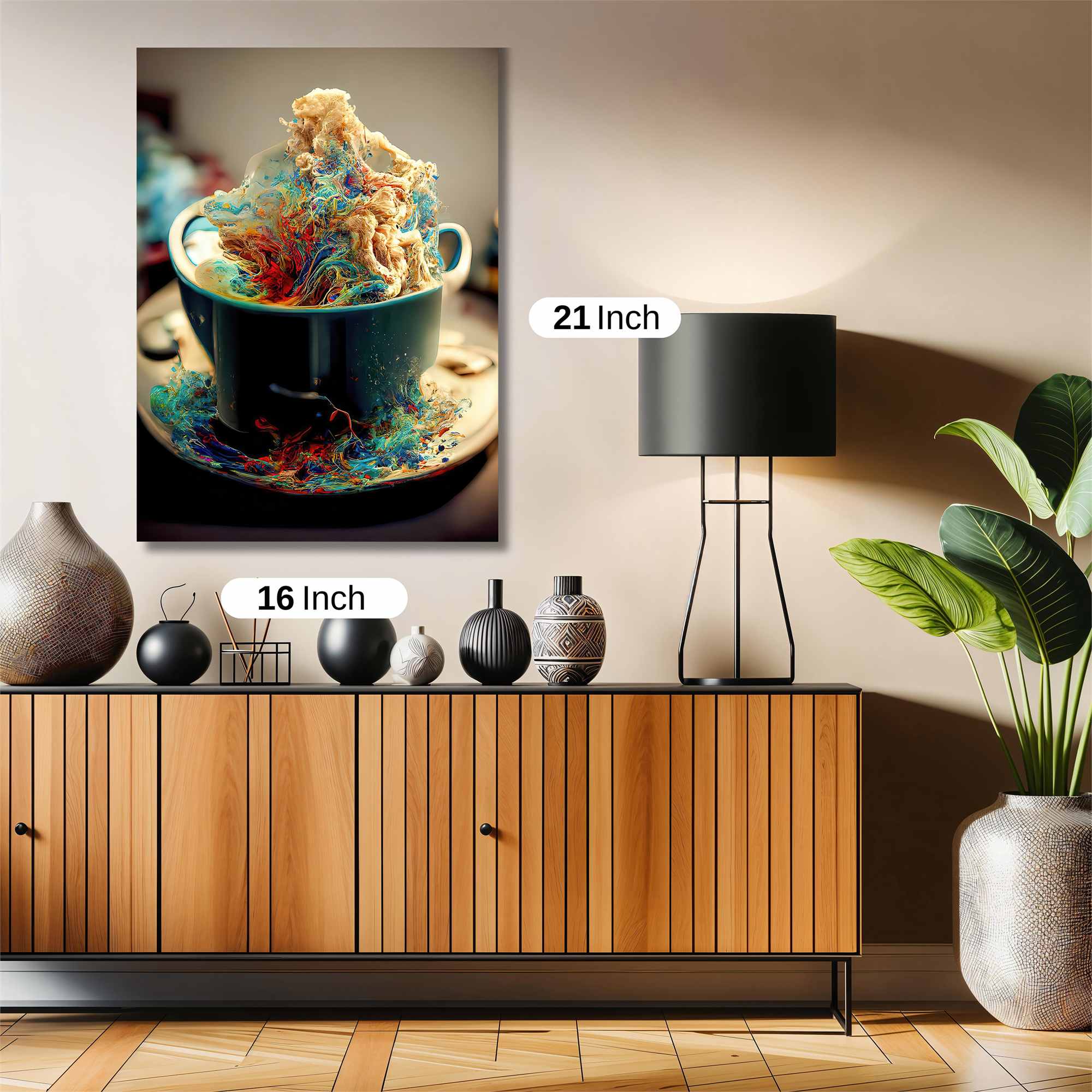 Colorful Chaos Safe Wall Magnetic / M