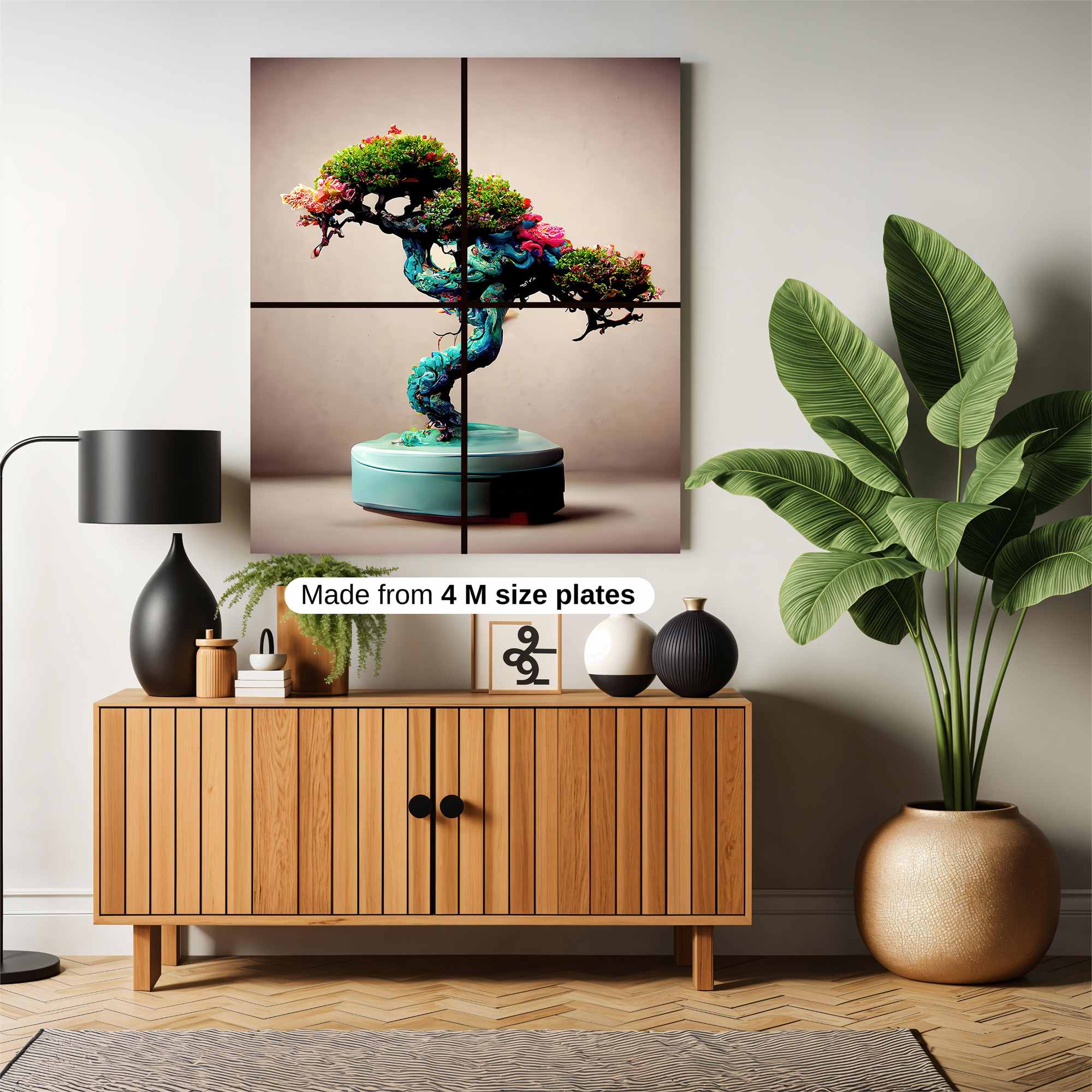 Whimsical Bonsai Safe Wall Magnetic / M