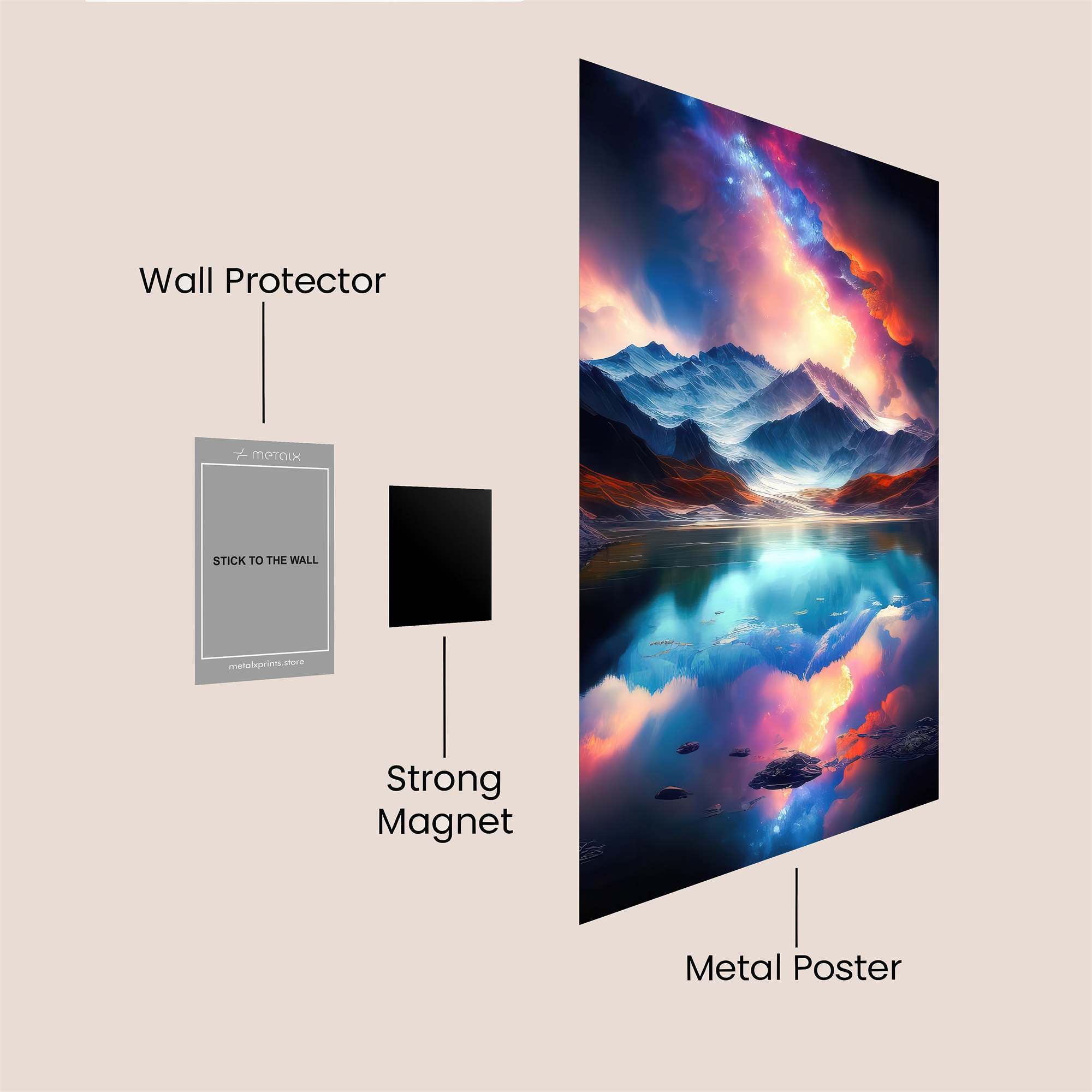 Cosmic Serenity Safe Wall Magnetic / M