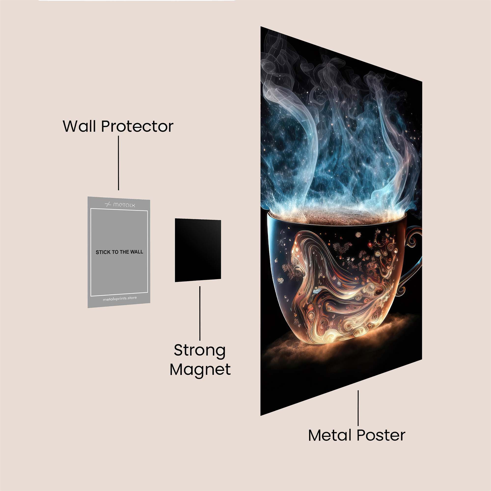 Mystic Steam Safe Wall Magnetic / M