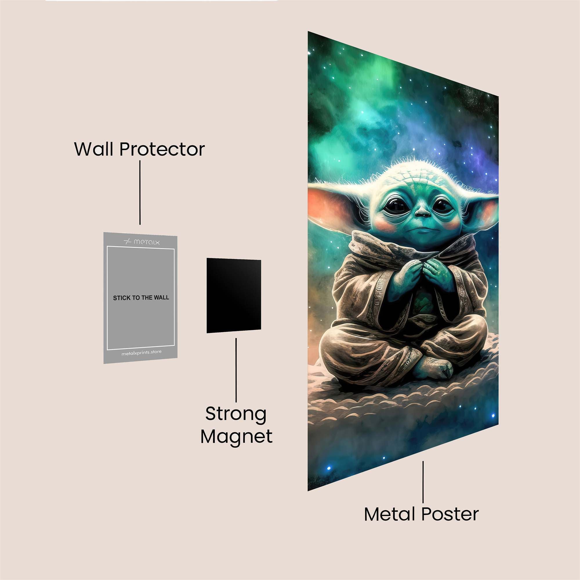 Grogu Serenity Safe Wall Magnetic / M