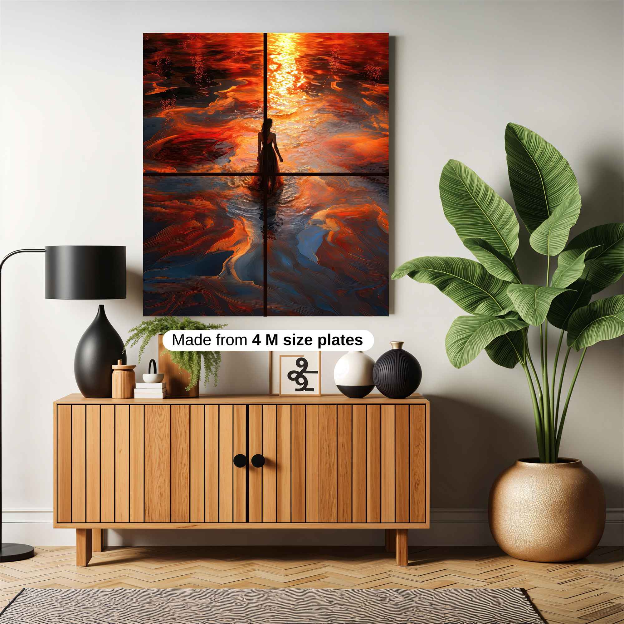 Sunset Serenity Safe Wall Magnetic / M
