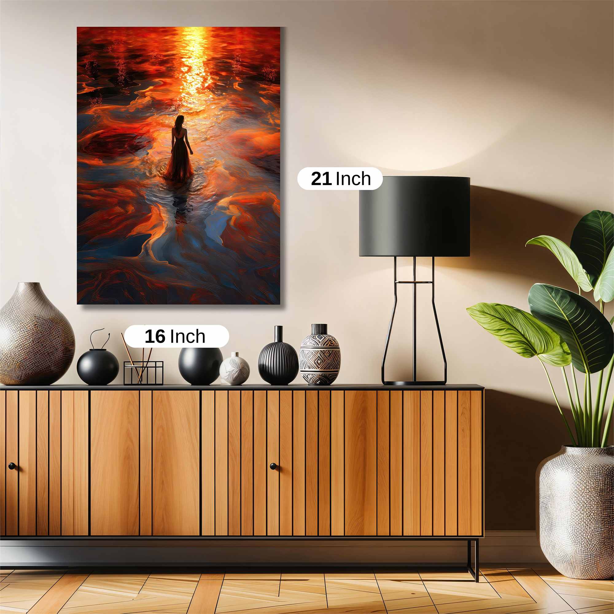 Sunset Serenity Safe Wall Magnetic / M