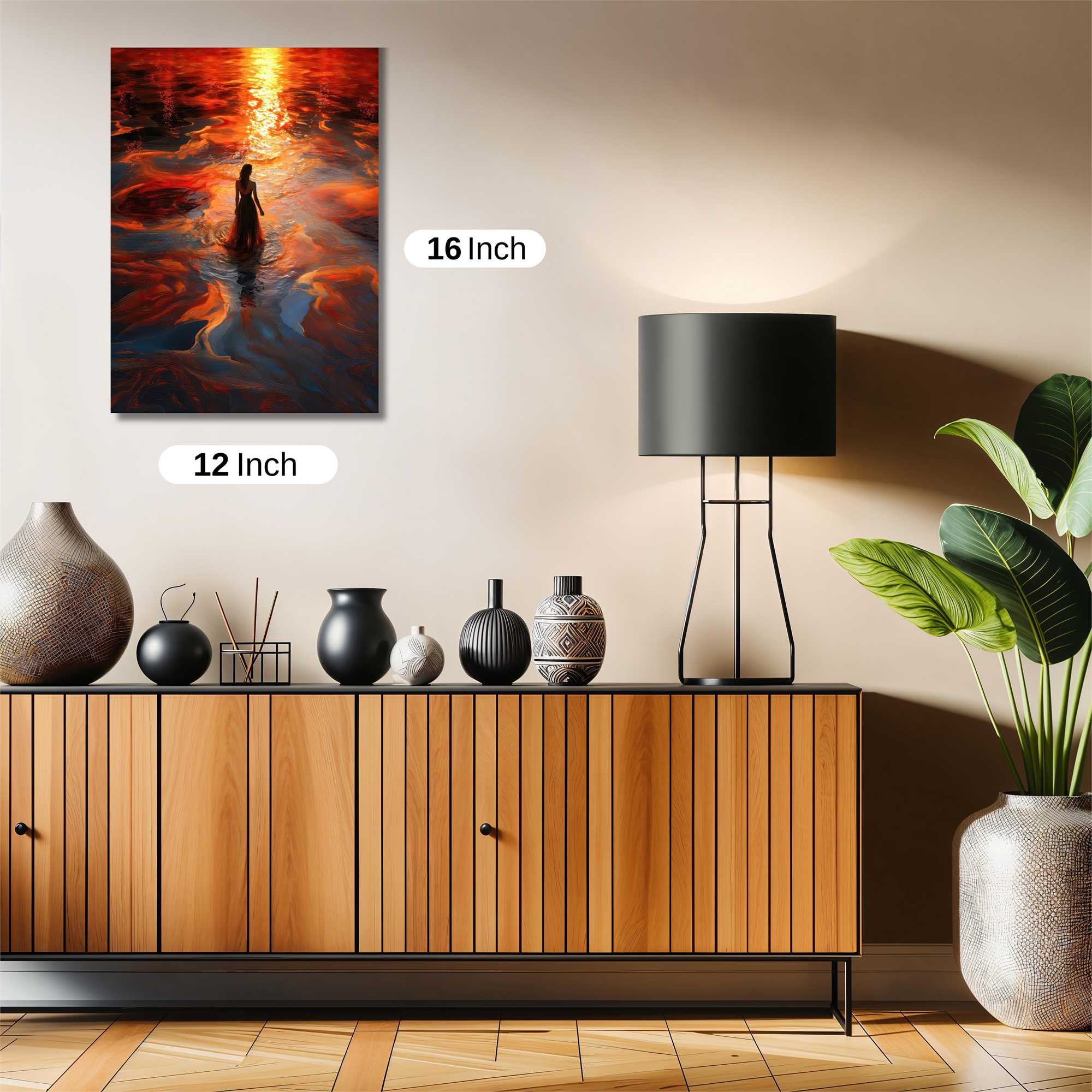 Sunset Serenity Safe Wall Magnetic / M