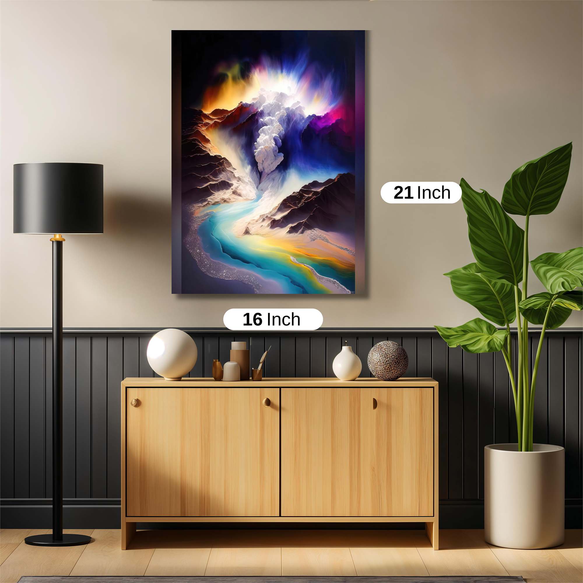 Aurora Eruption Safe Wall Magnetic / M