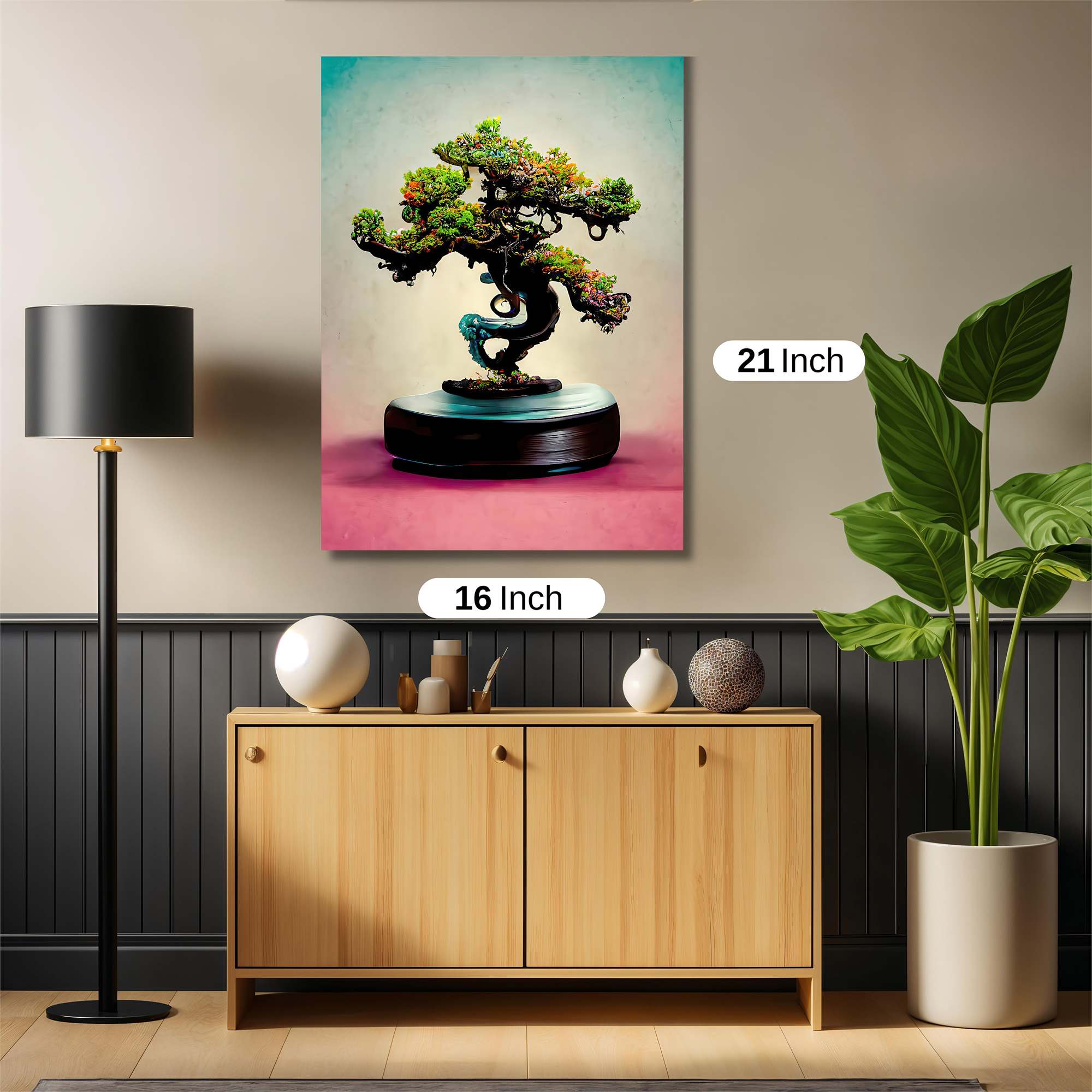 Bonsai Whimsy Safe Wall Magnetic / M