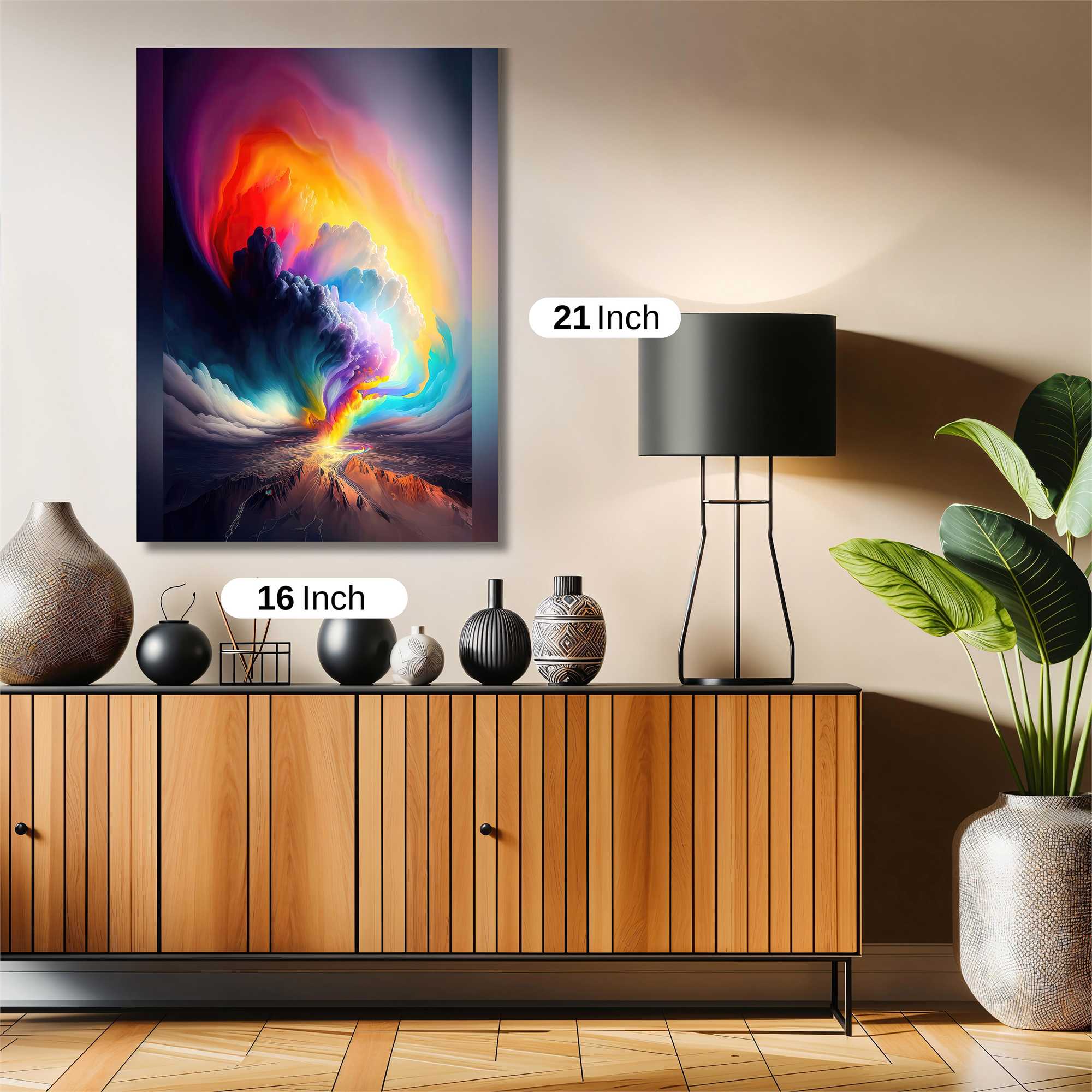 Colorful Eruption Safe Wall Magnetic / M