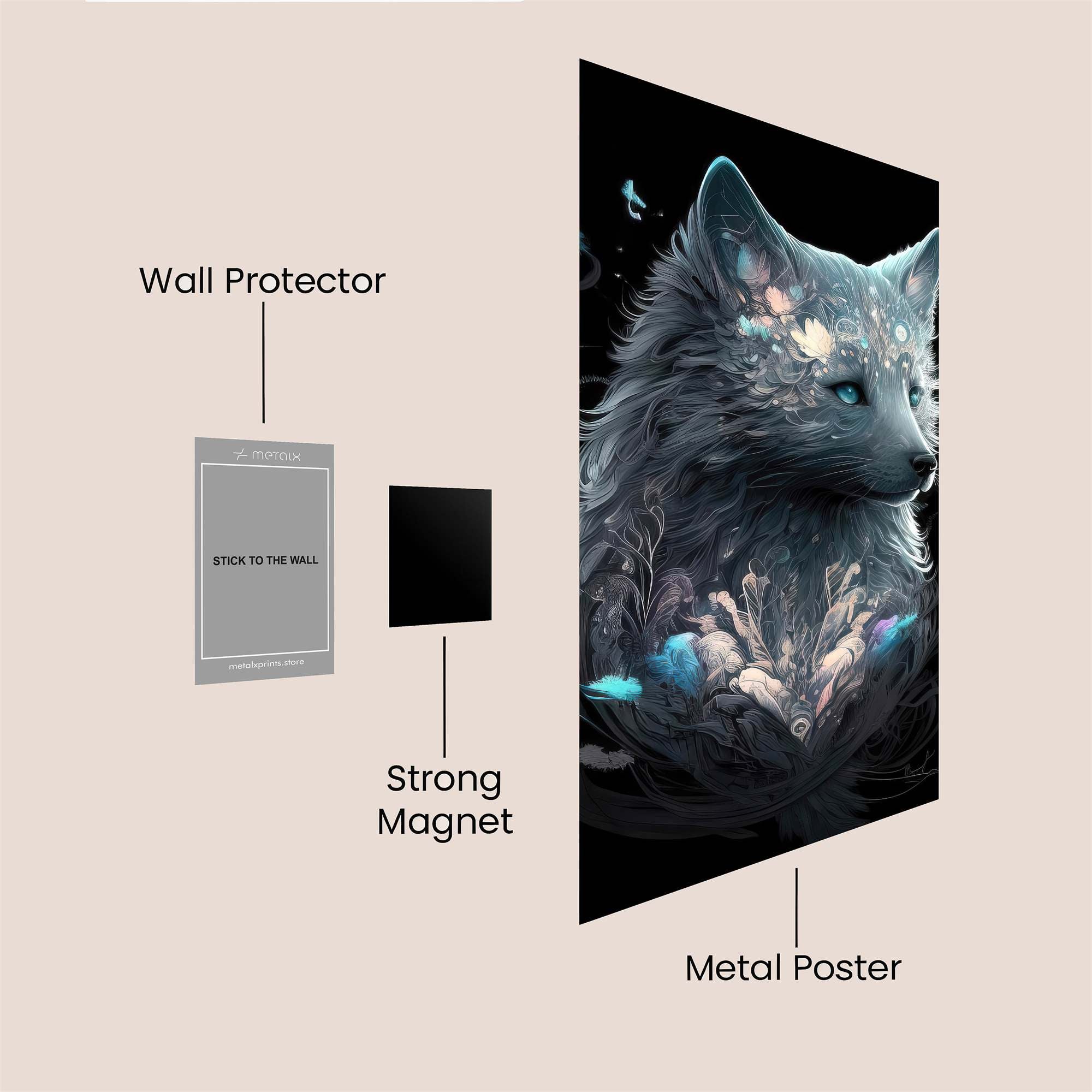 Lunar Enigma Safe Wall Magnetic / M
