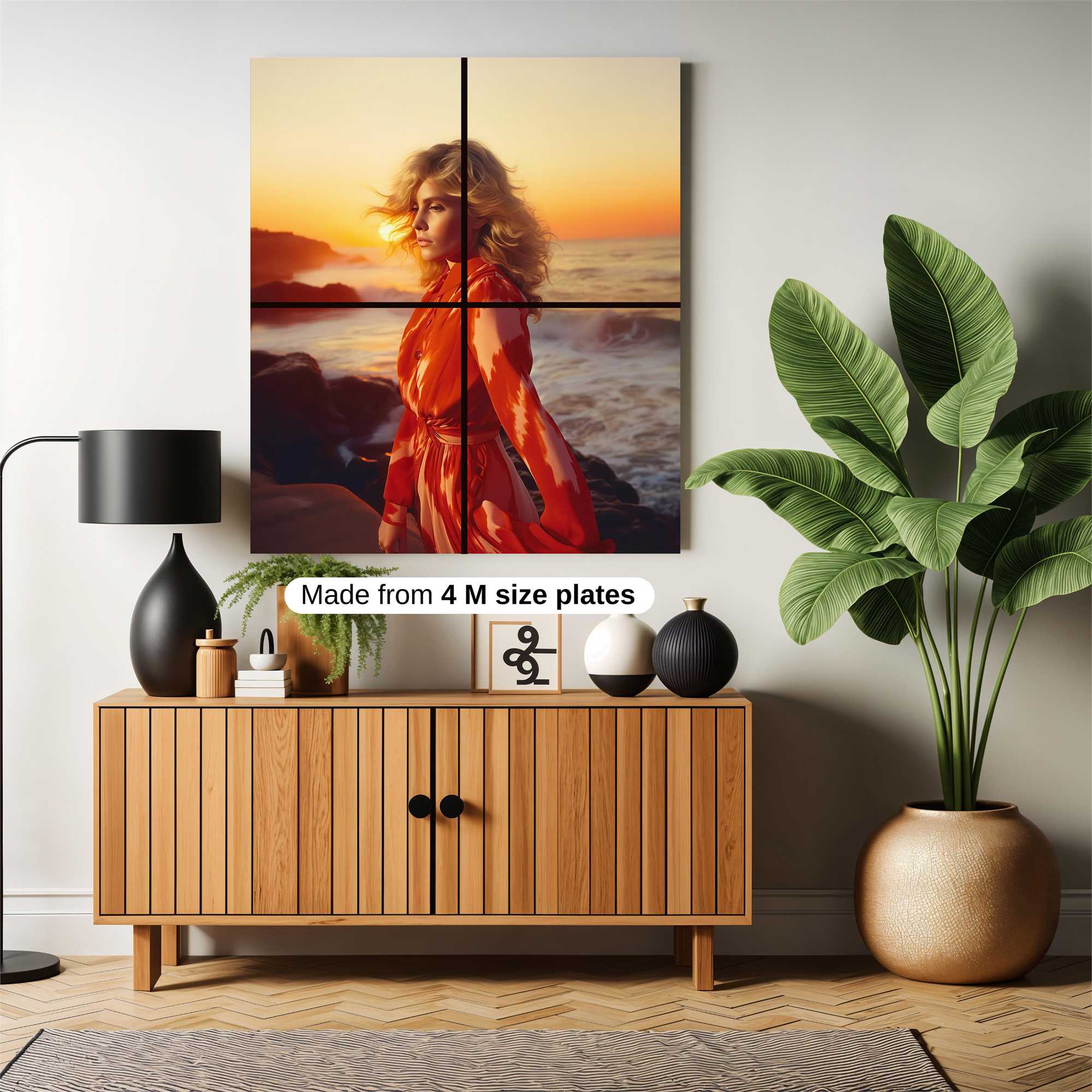 Sunset Serenity Safe Wall Magnetic / M