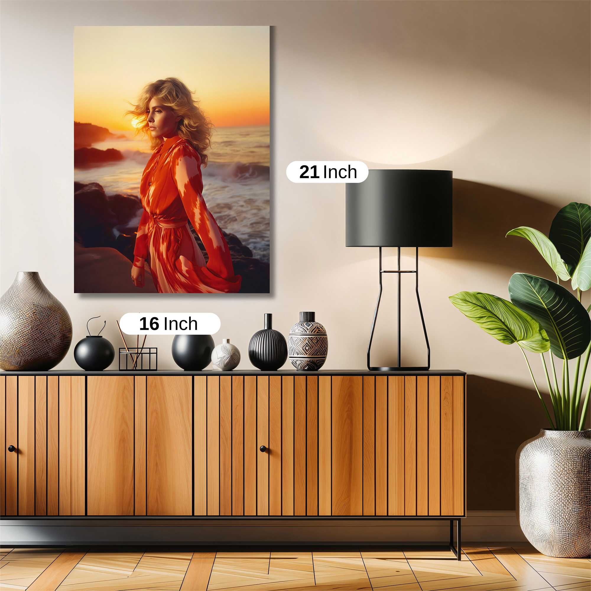 Sunset Serenity Safe Wall Magnetic / M