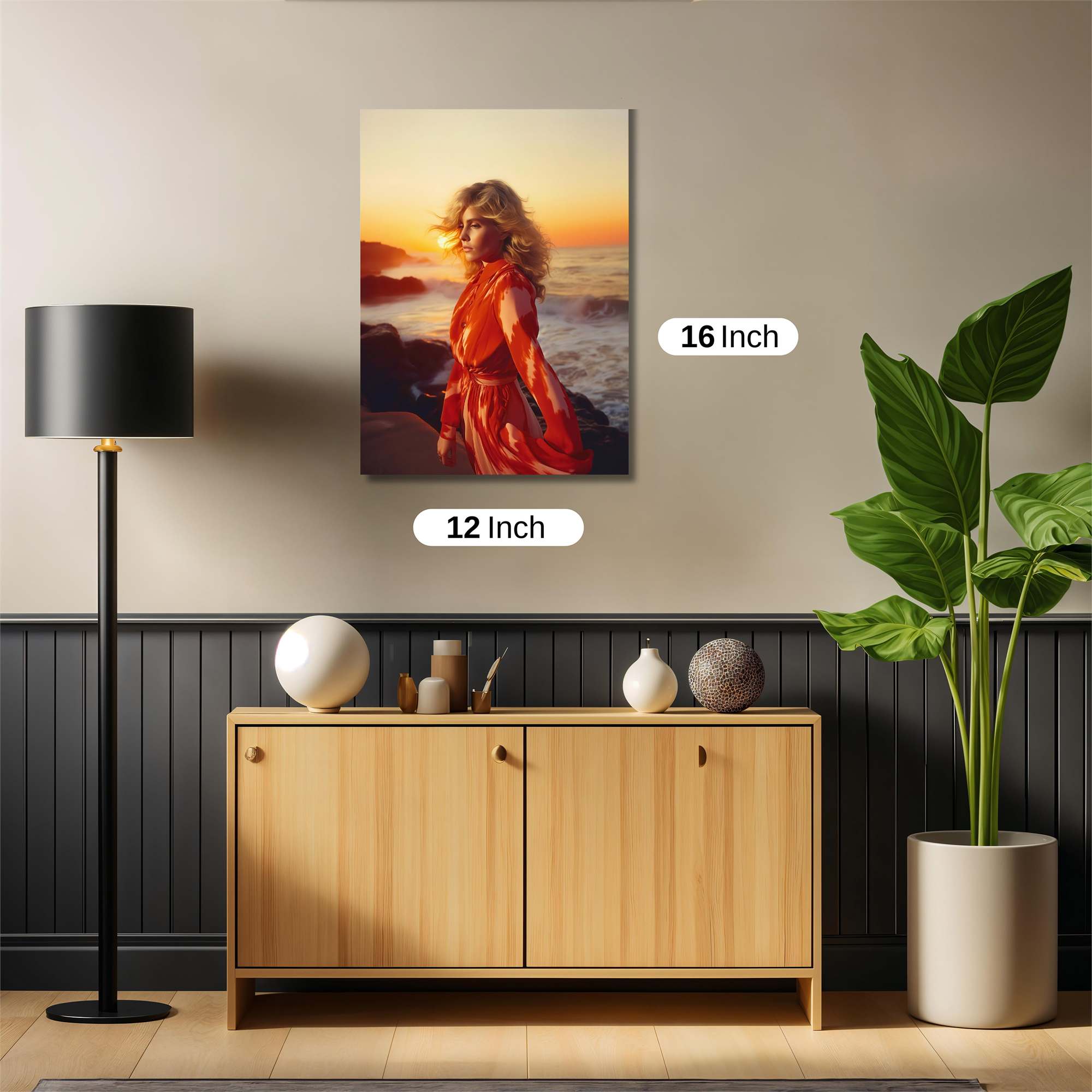 Sunset Serenity Safe Wall Magnetic / M