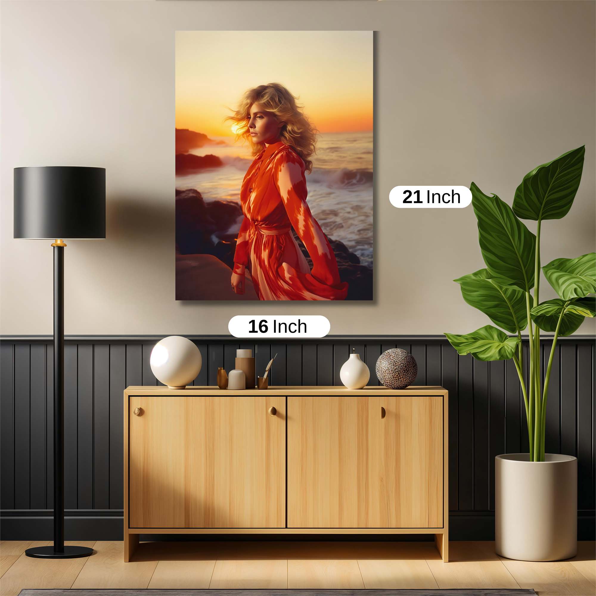 Sunset Serenity Safe Wall Magnetic / M