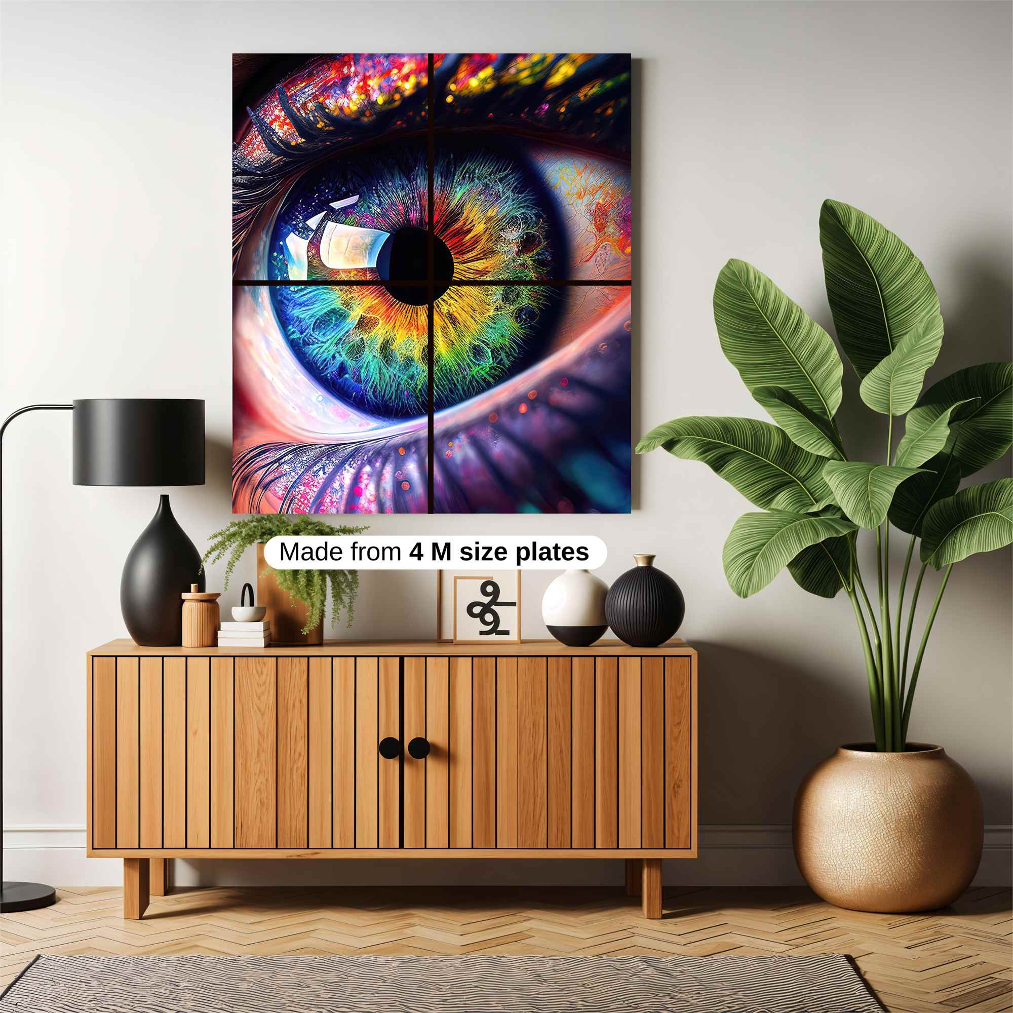 Rainbow Eye Safe Wall Magnetic / M