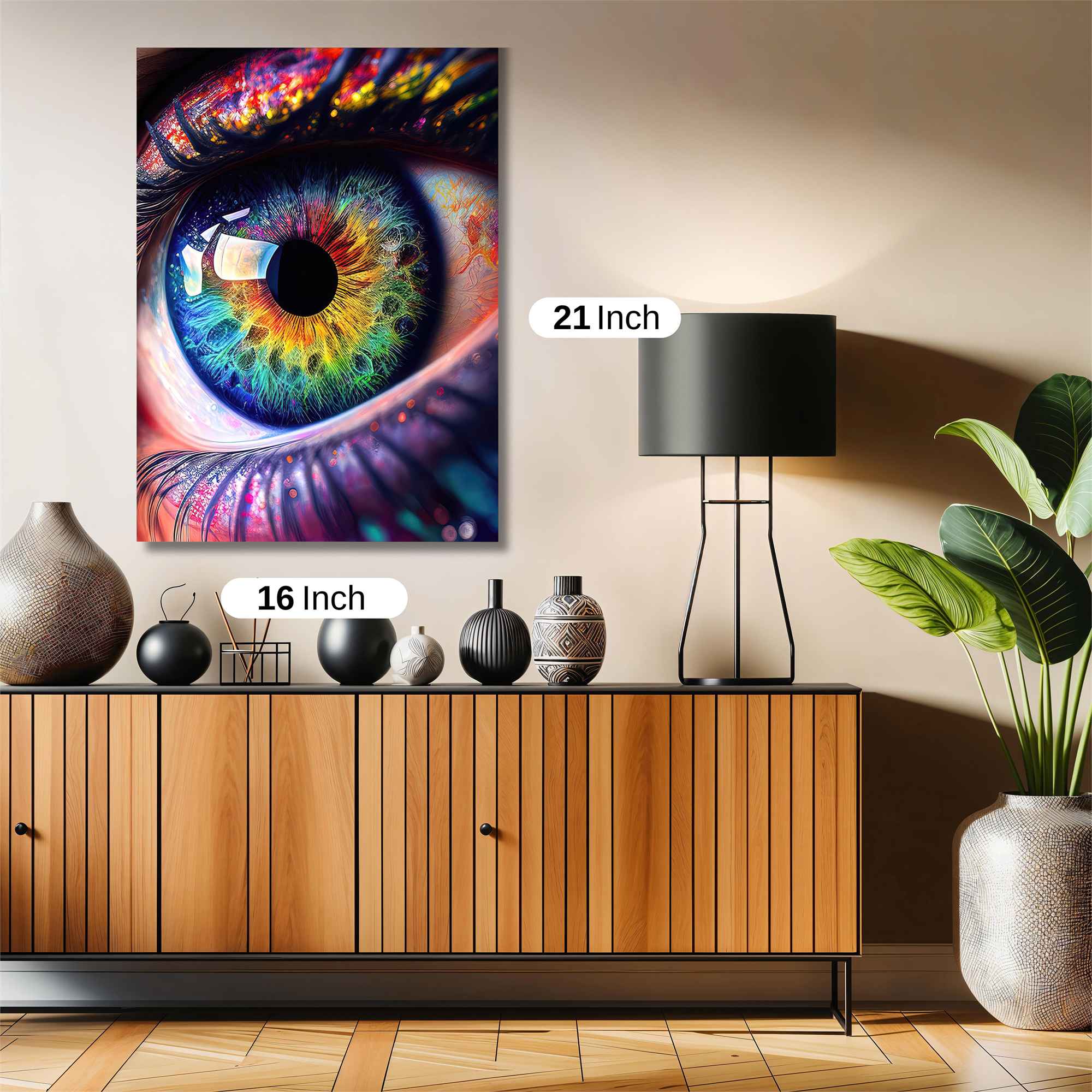 Rainbow Eye Safe Wall Magnetic / M