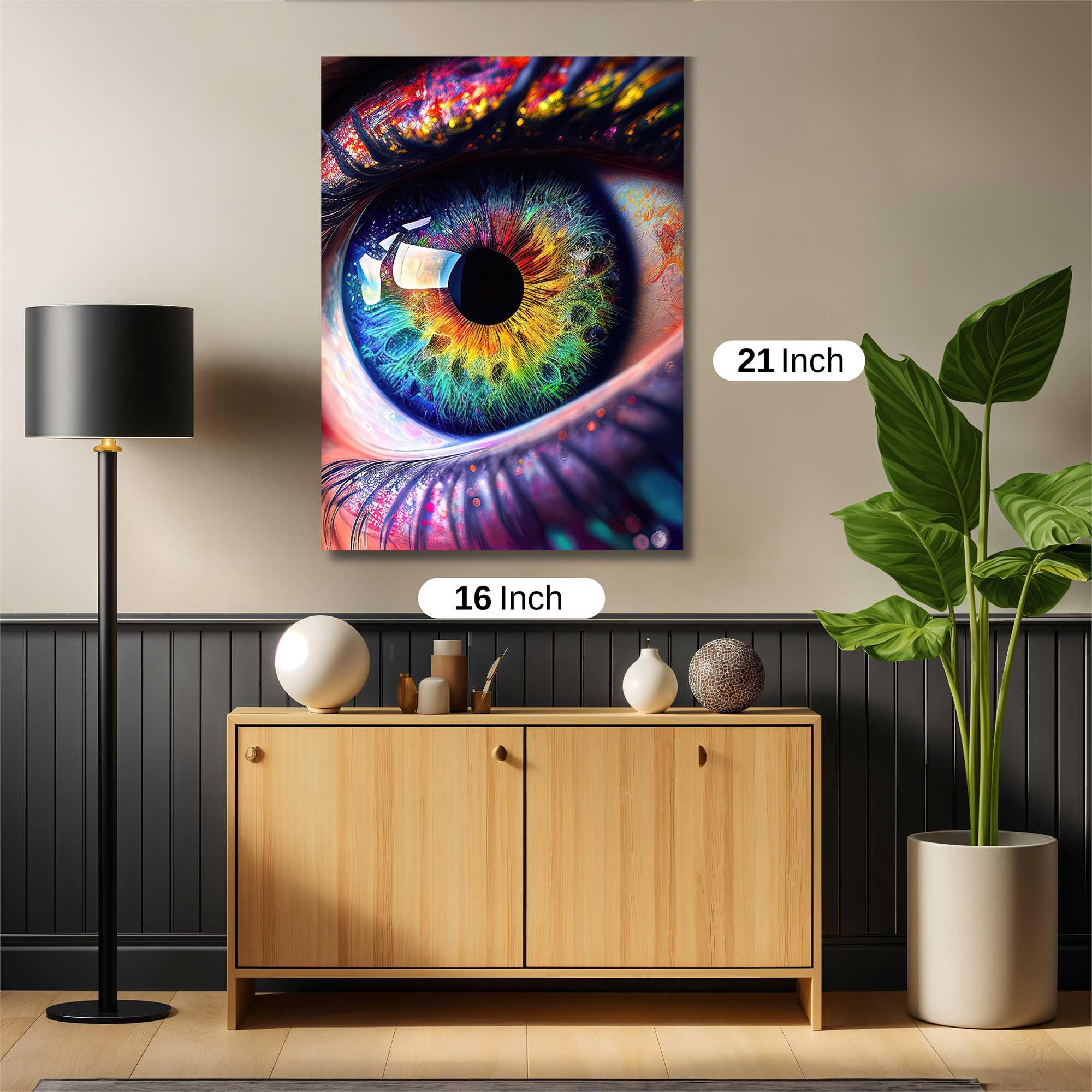 Rainbow Eye Safe Wall Magnetic / M