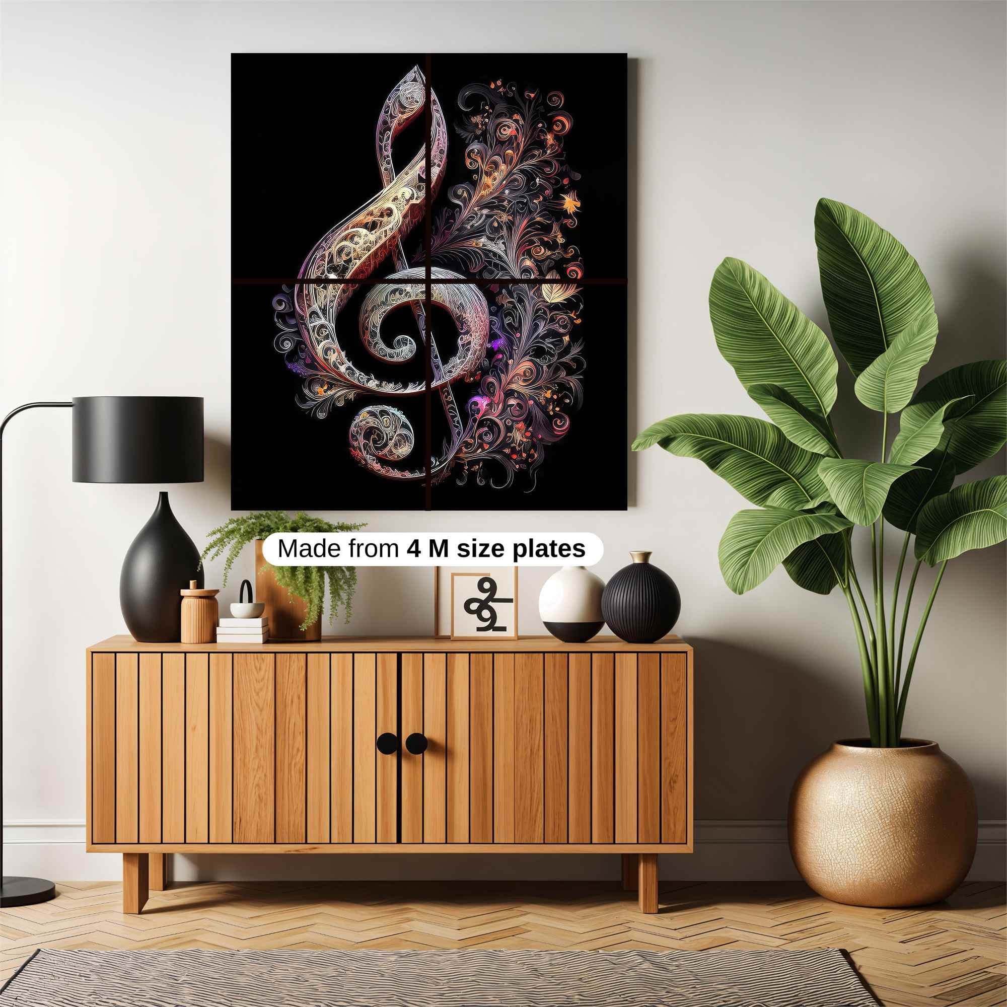 Music Whimsy Safe Wall Magnetic / M