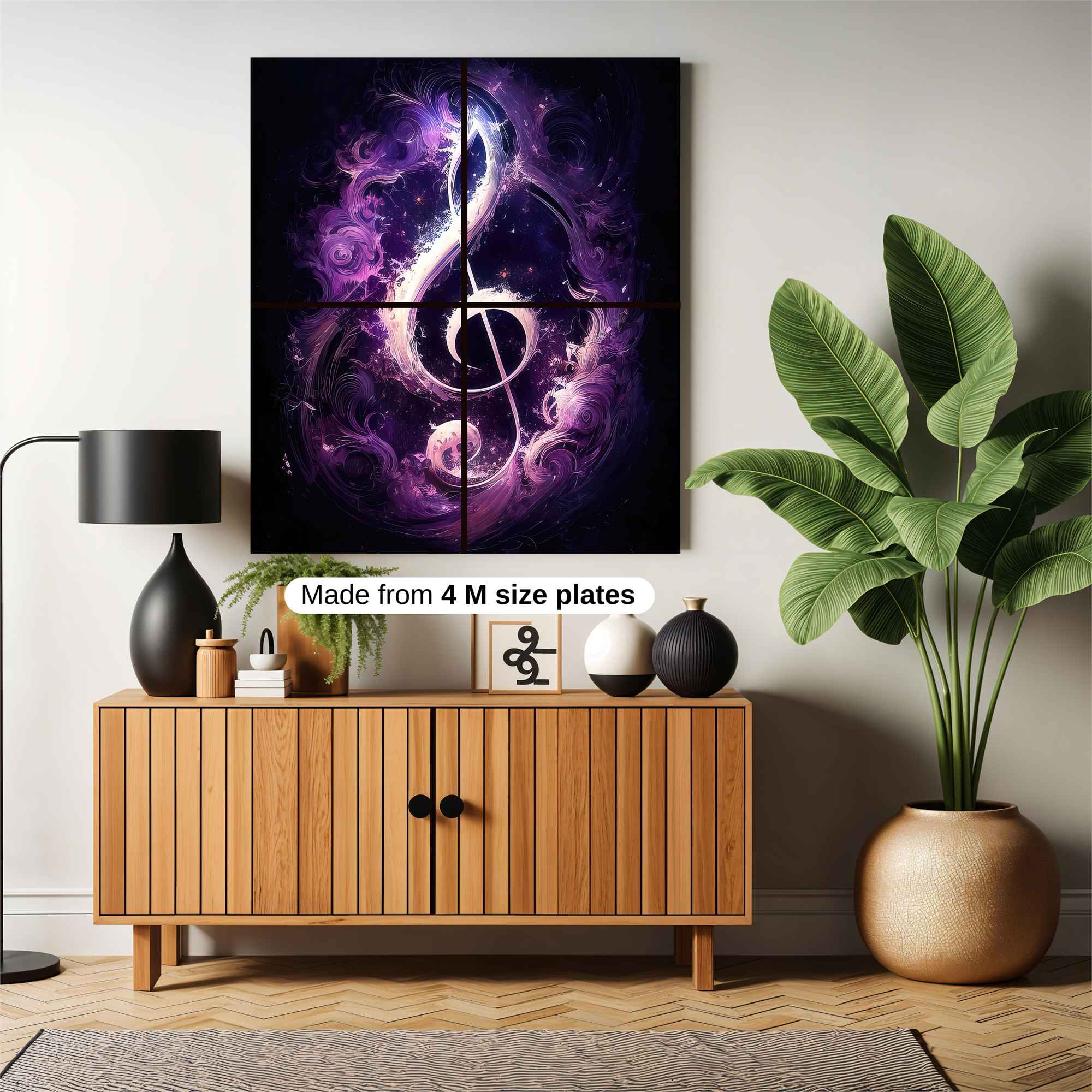 Music Whimsy Safe Wall Magnetic / M