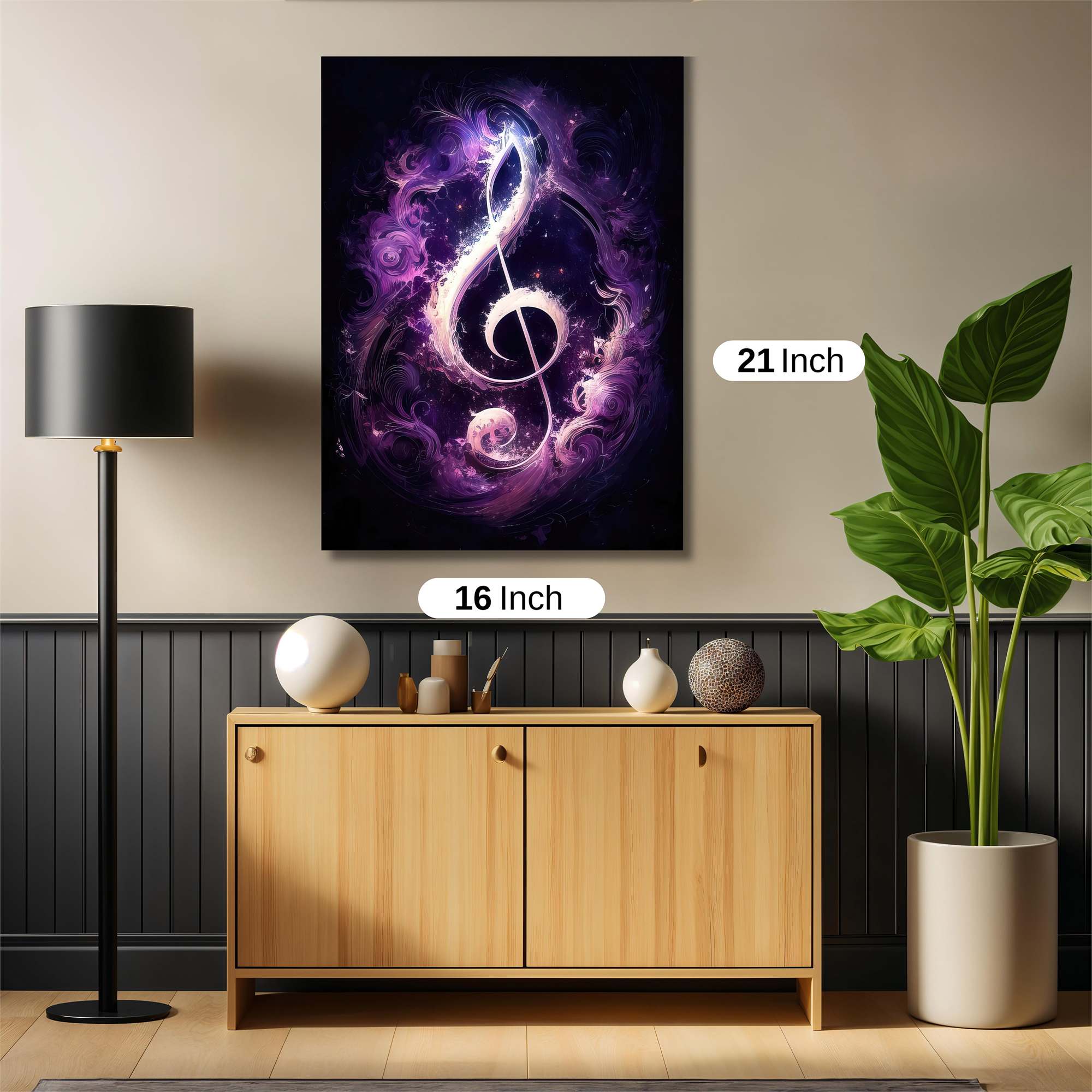 Music Whimsy Safe Wall Magnetic / M