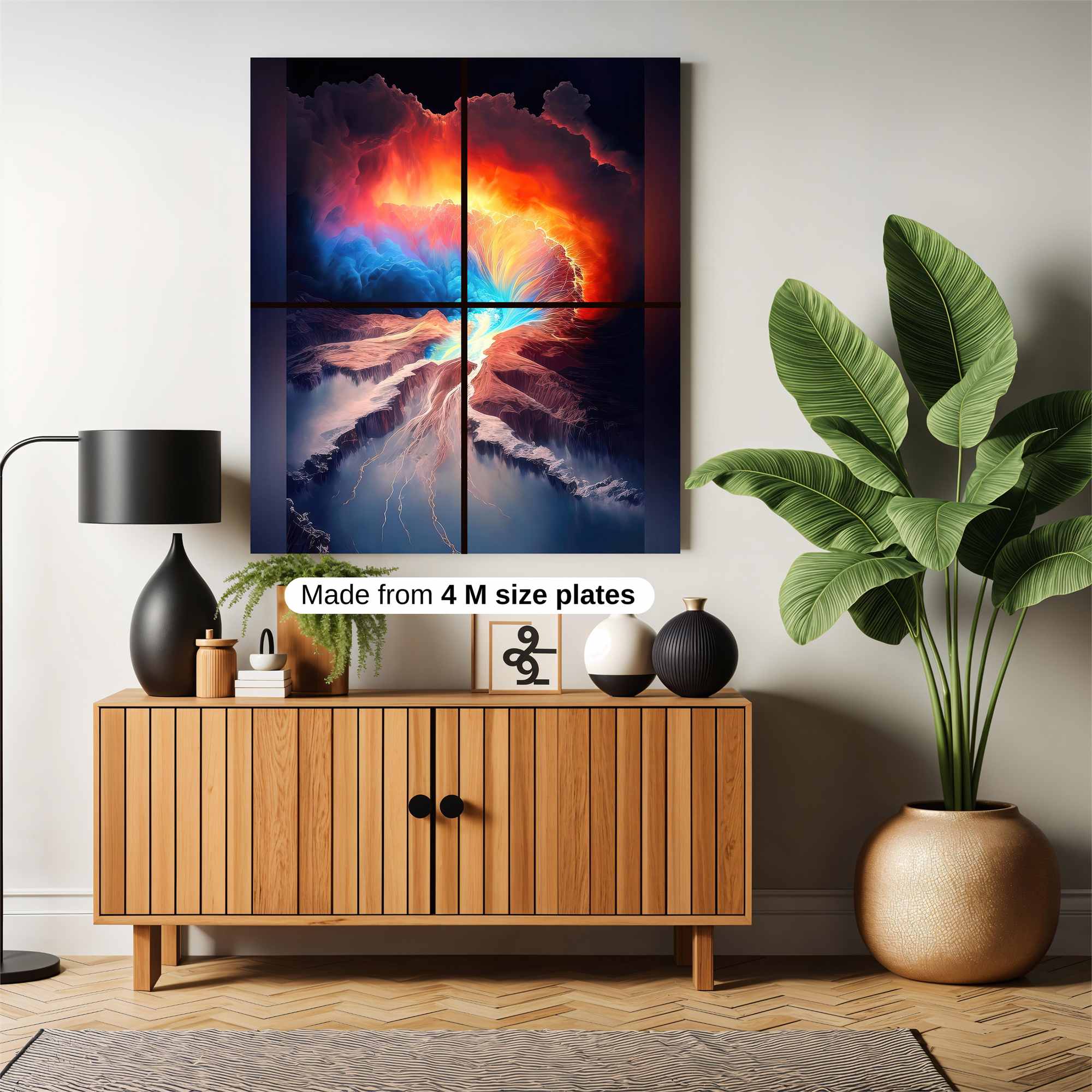 Aurora Eruption Safe Wall Magnetic / M