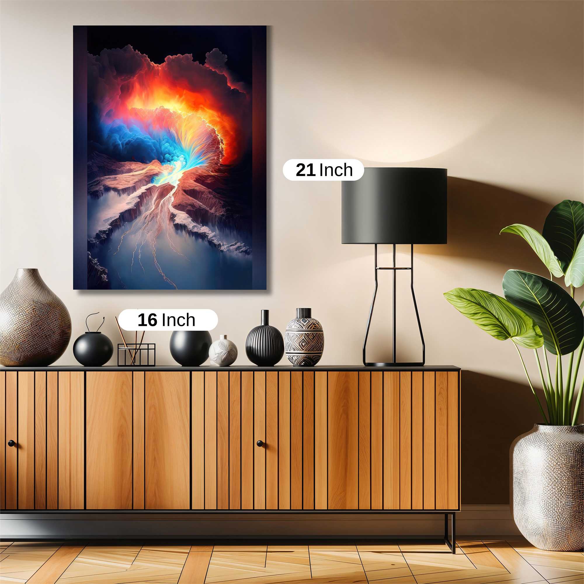 Aurora Eruption Safe Wall Magnetic / M