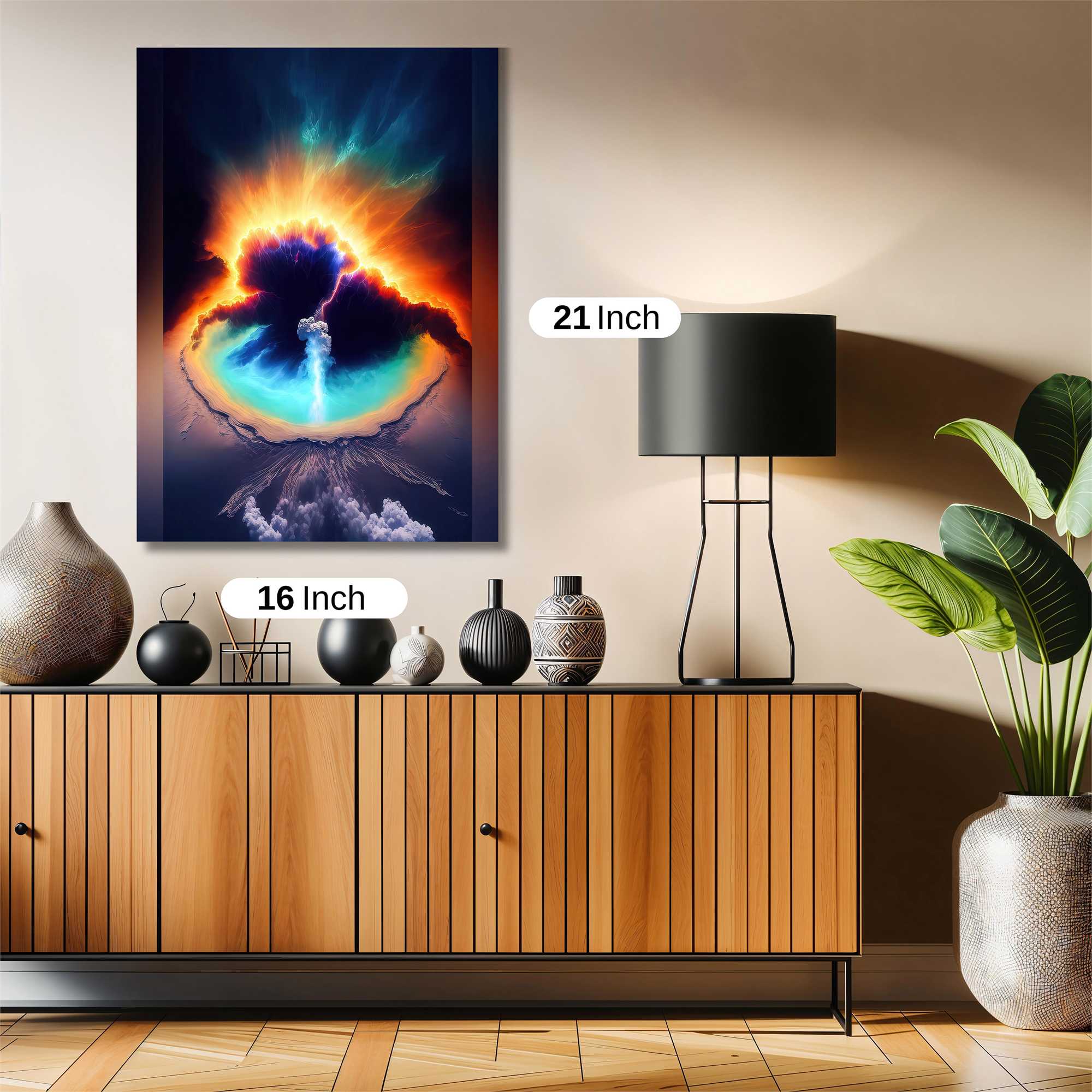 Volcanic Radiance Safe Wall Magnetic / M