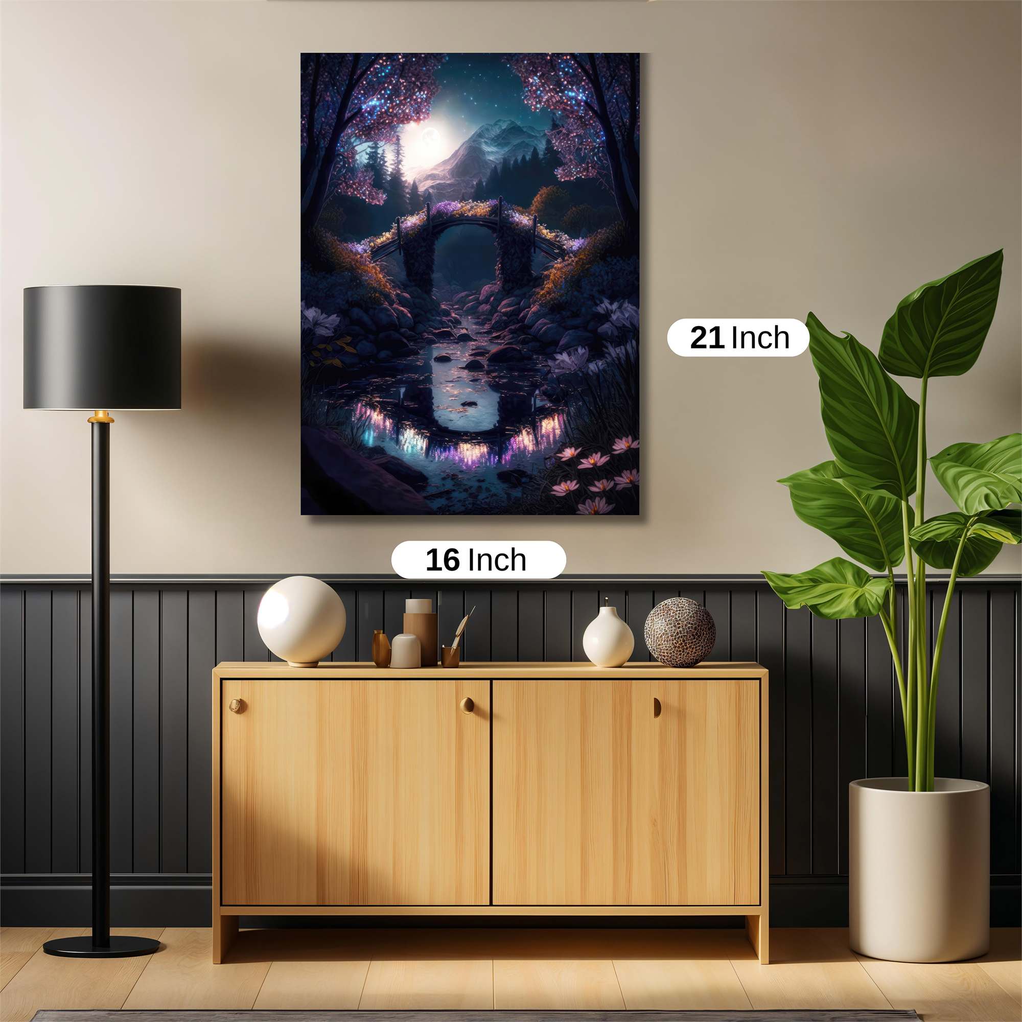 Moonlit Enchantment Safe Wall Magnetic / M