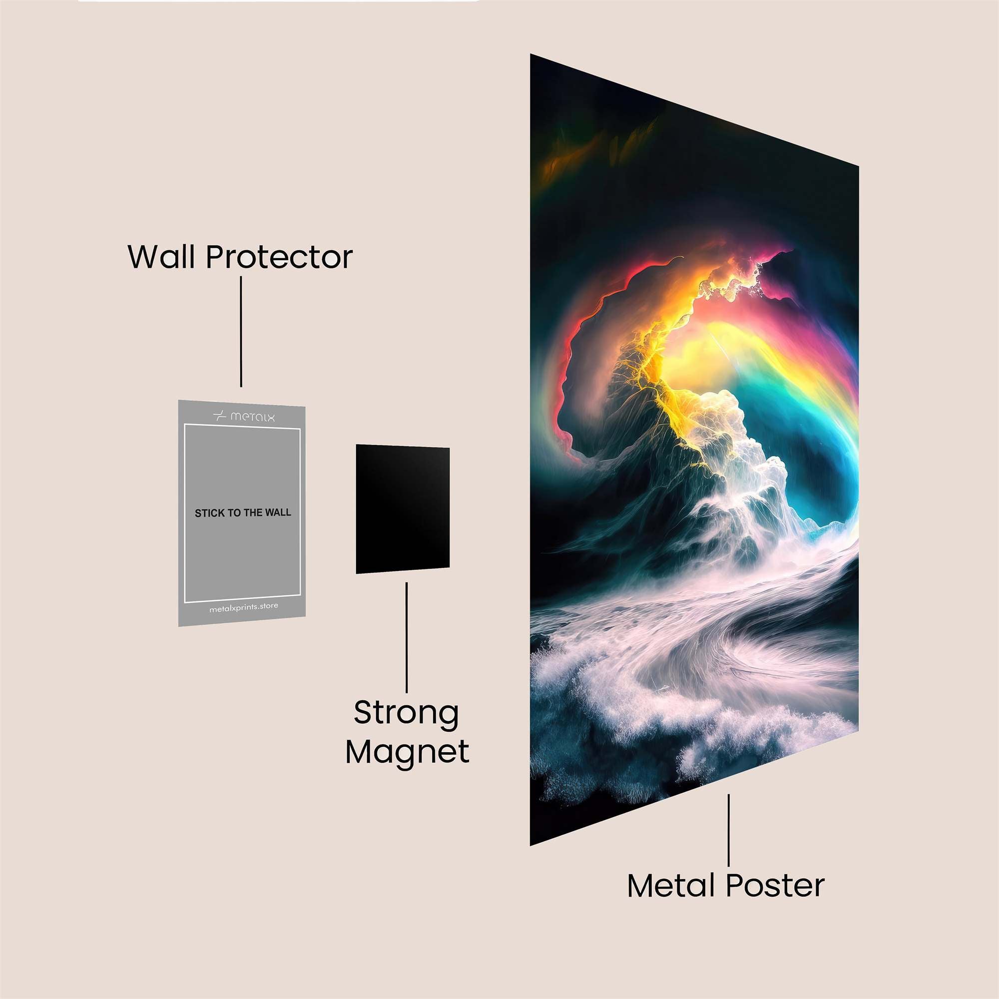 Aurora Dream Safe Wall Magnetic / M