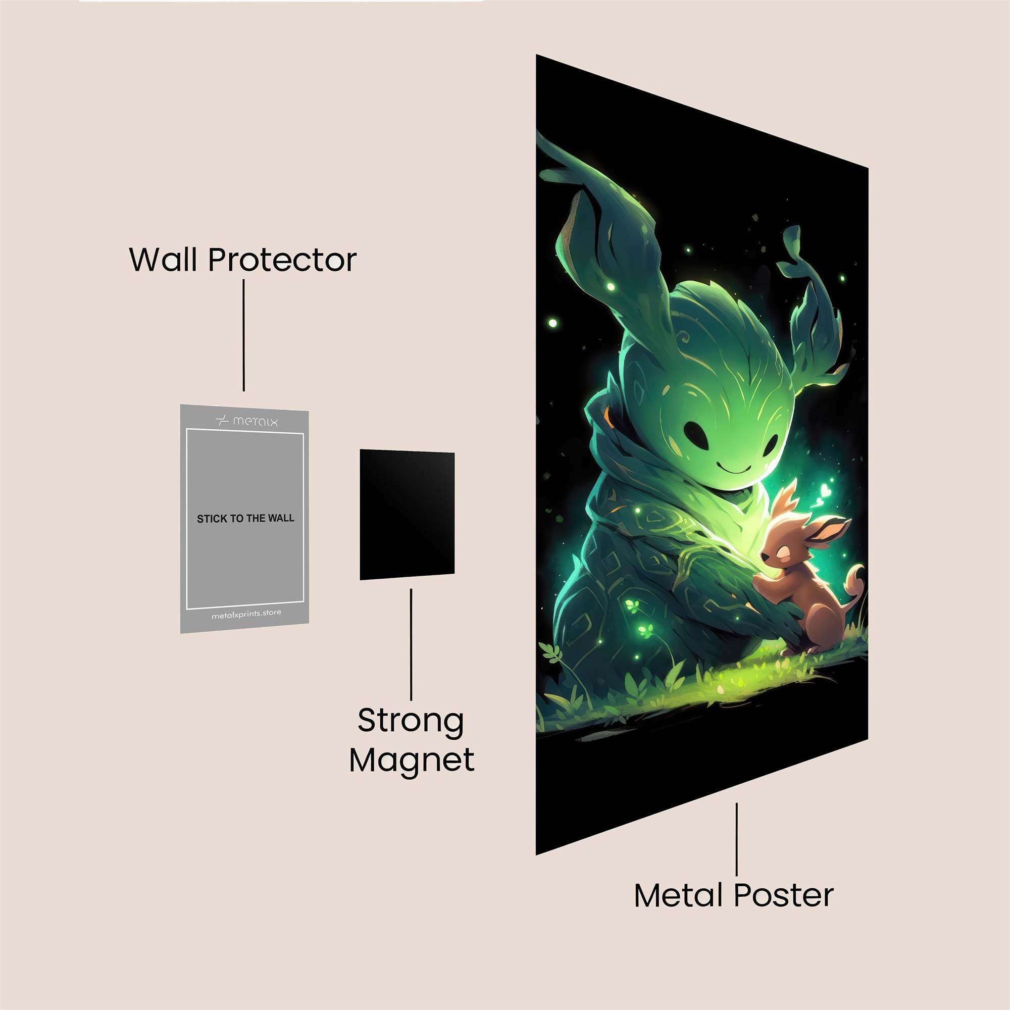 Leafy Embrace Safe Wall Magnetic / M