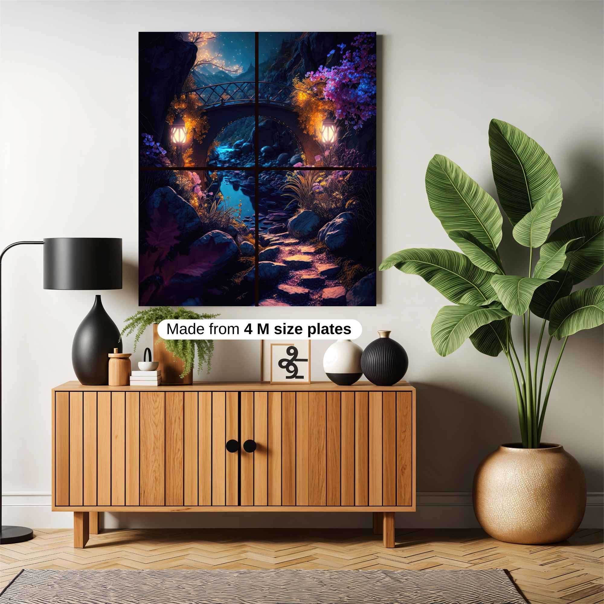 Moonlit Tranquility Safe Wall Magnetic / M