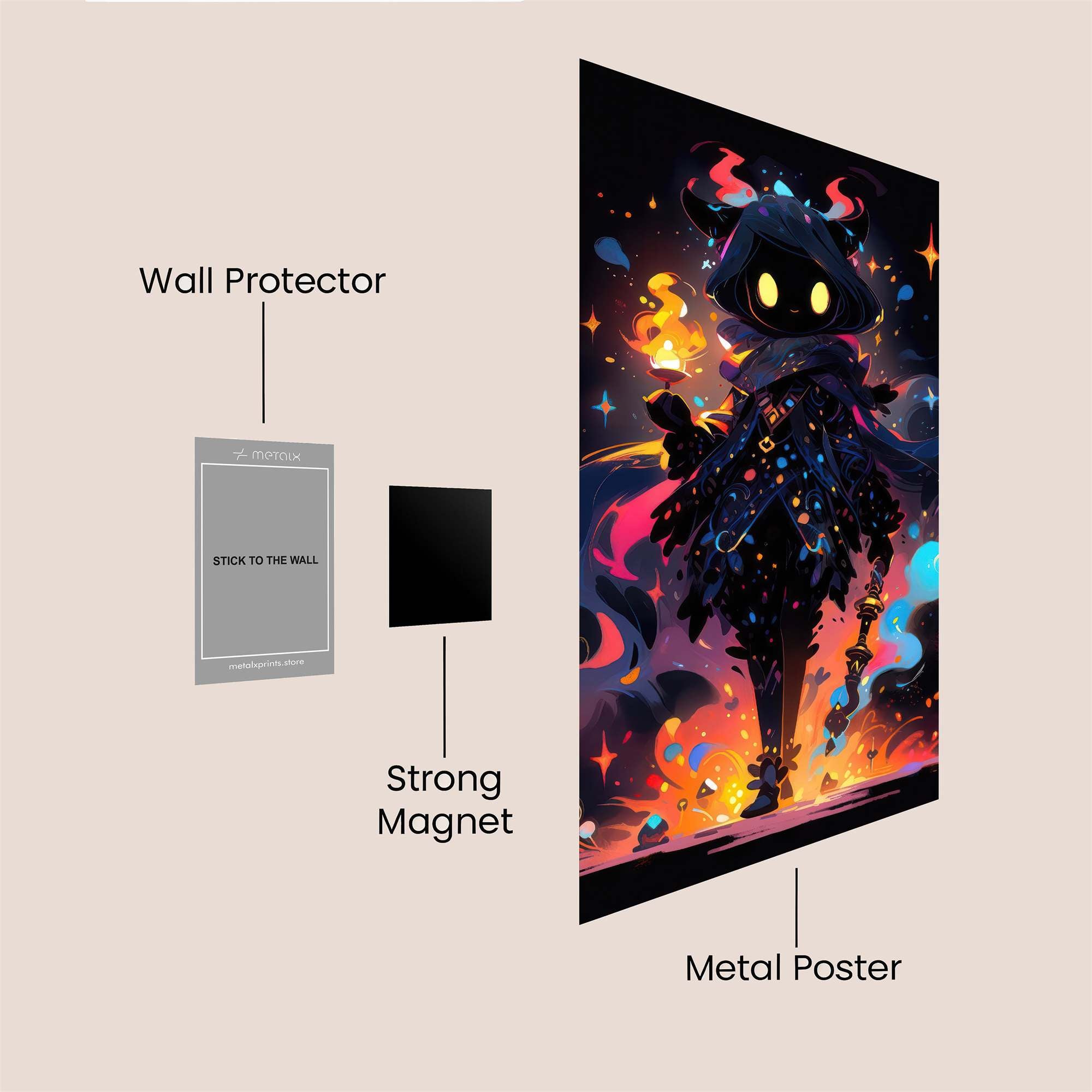 Mystic Blaze Safe Wall Magnetic / M