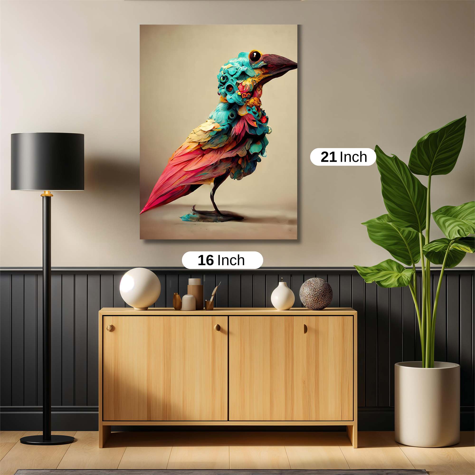 Bird Whimsy Safe Wall Magnetic / M
