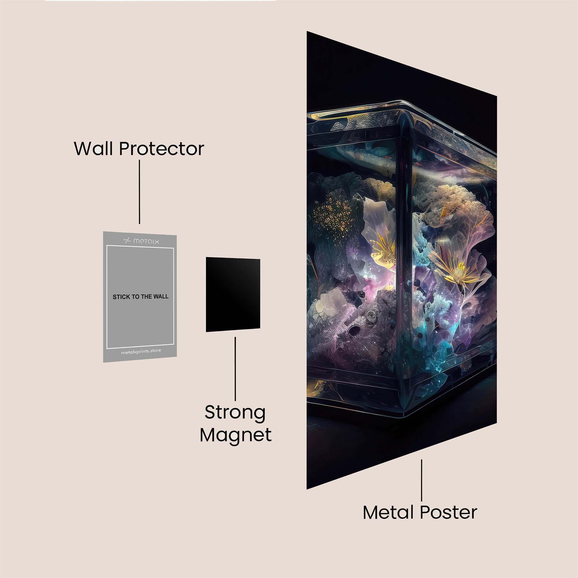 Floral Dream Safe Wall Magnetic / M