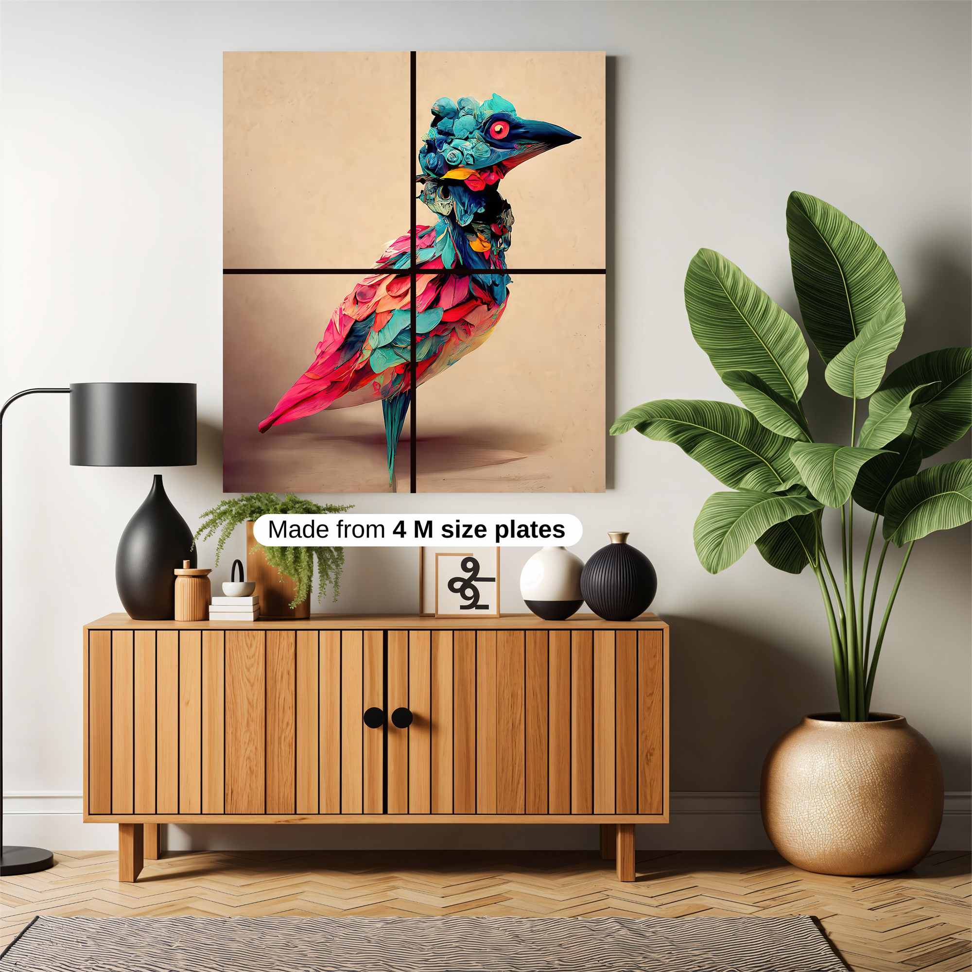 Bird Whimsy Safe Wall Magnetic / M