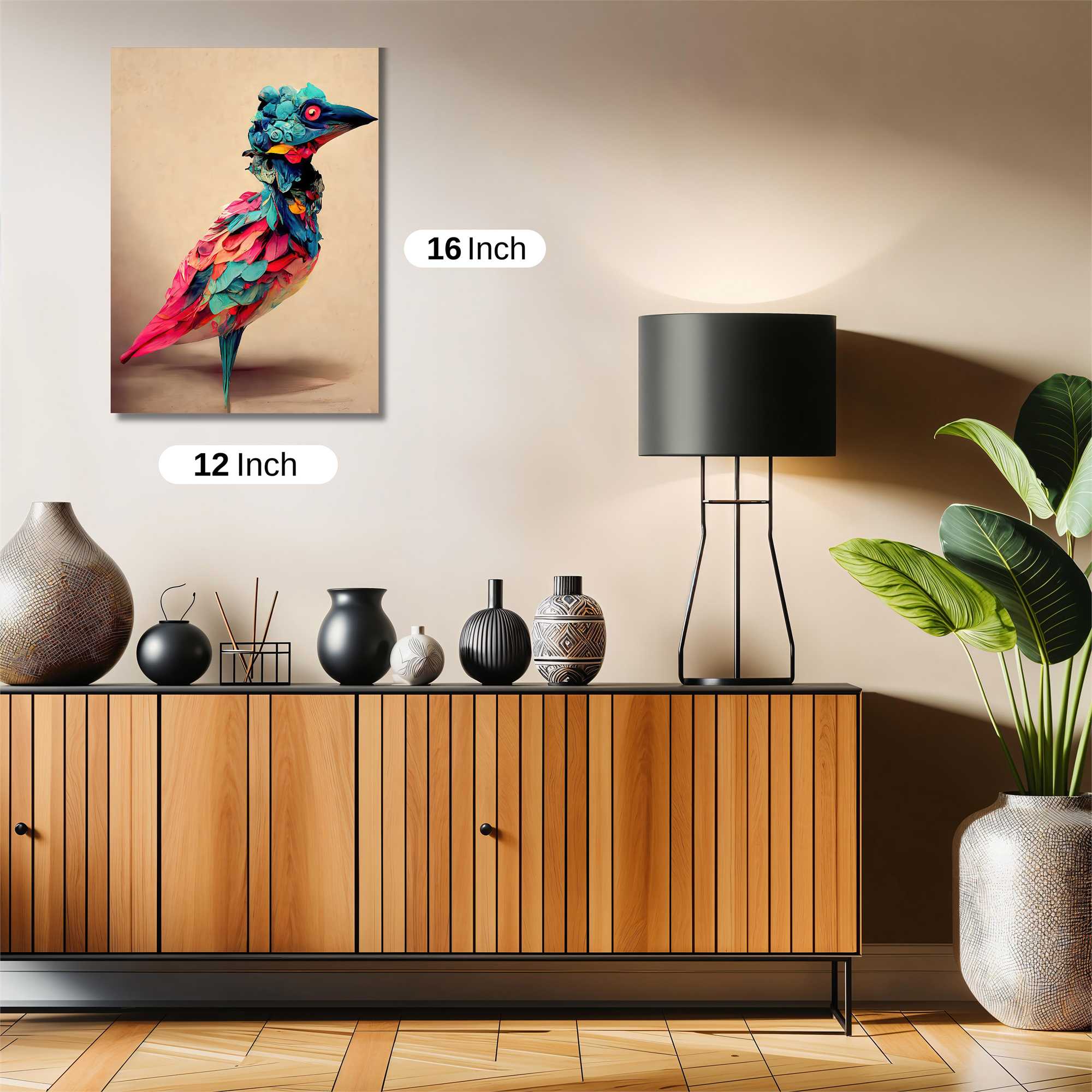 Bird Whimsy Safe Wall Magnetic / M