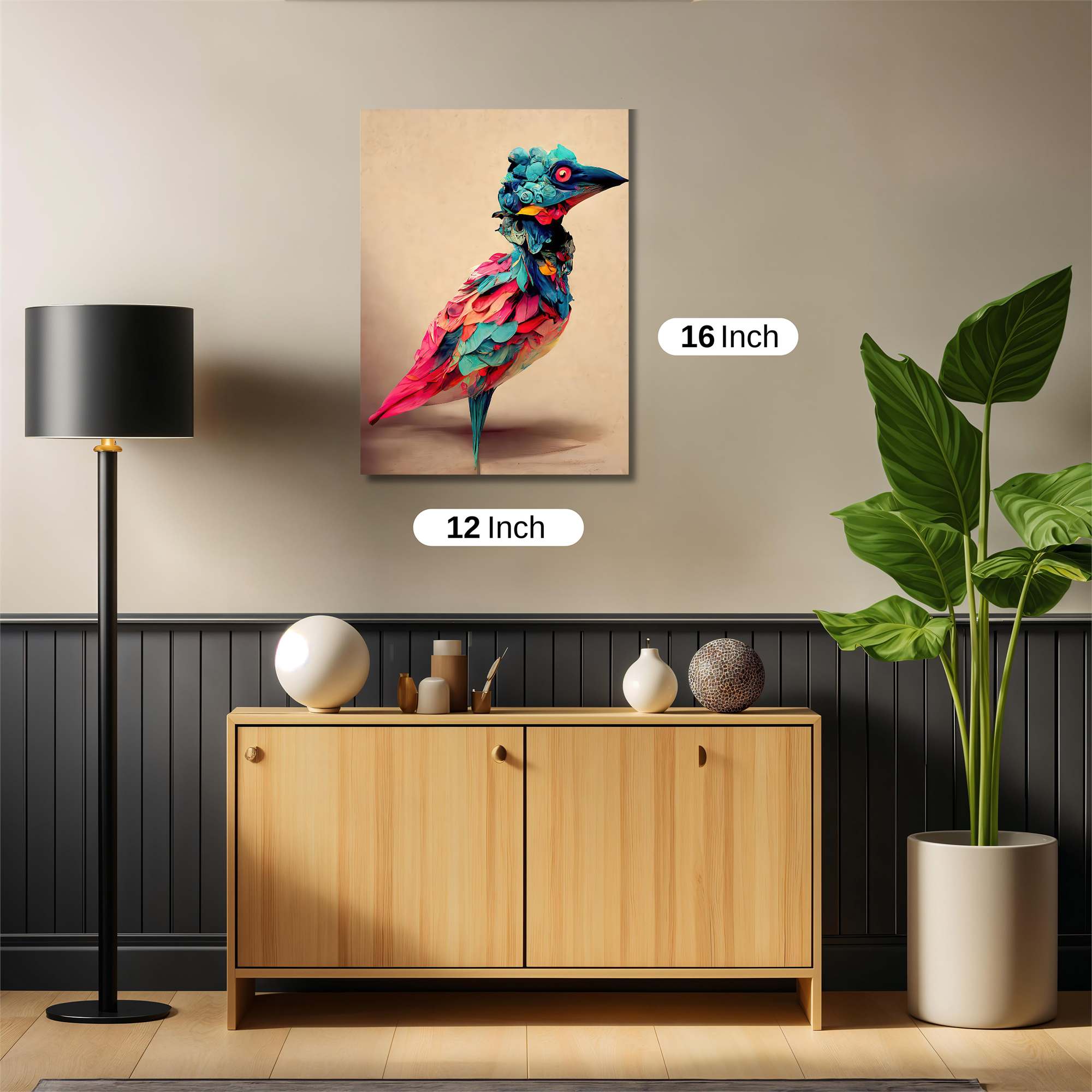 Bird Whimsy Safe Wall Magnetic / M