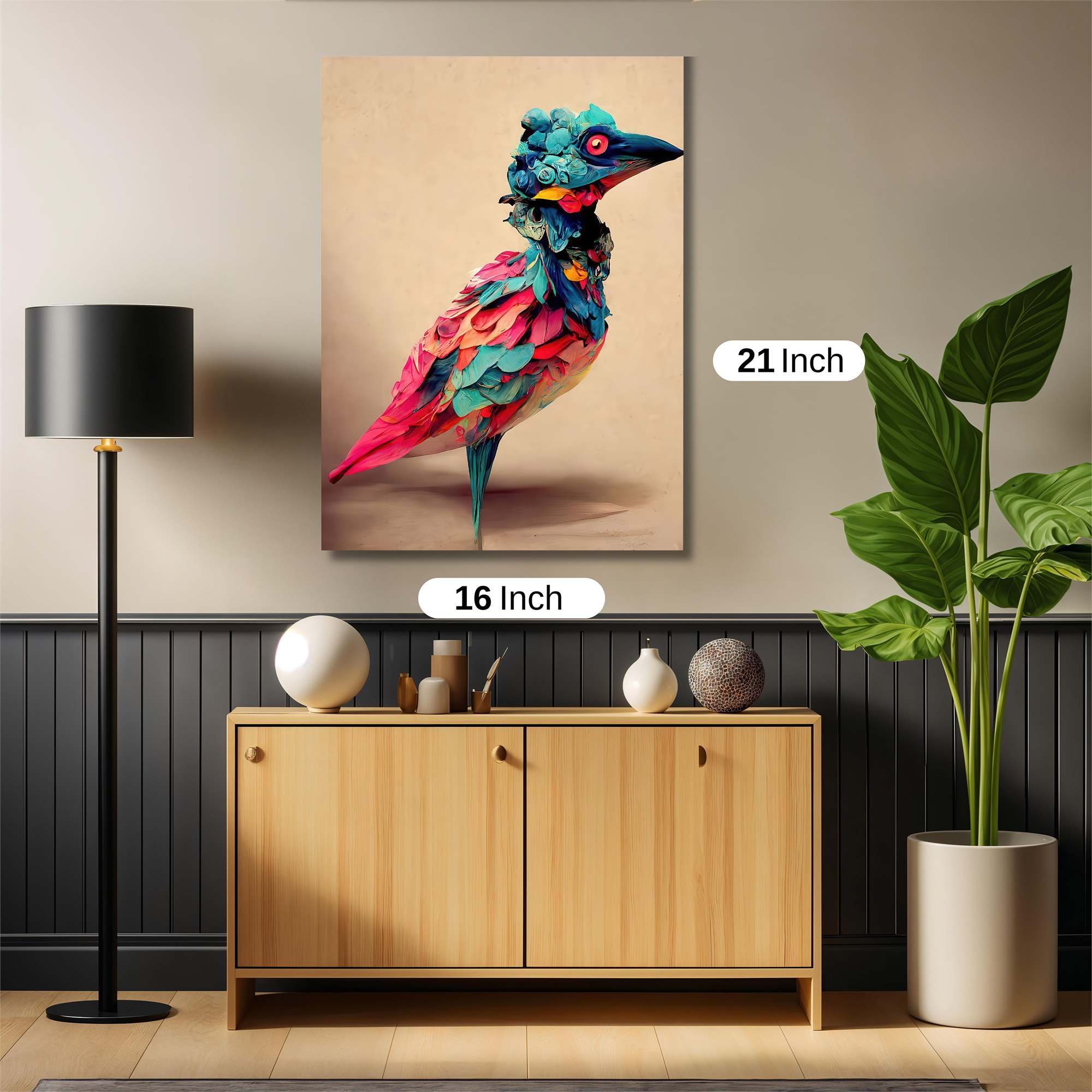 Bird Whimsy Safe Wall Magnetic / M
