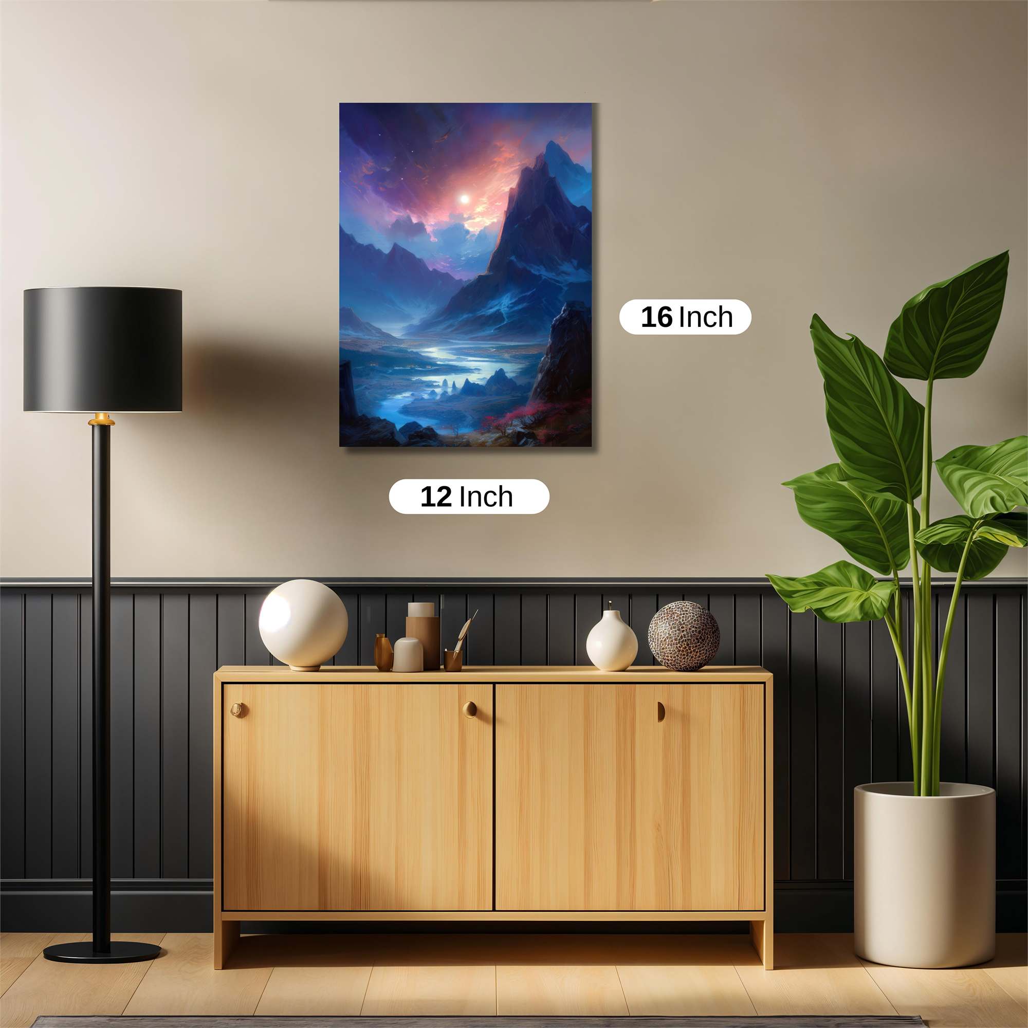 Sunset Serenity Safe Wall Magnetic / M