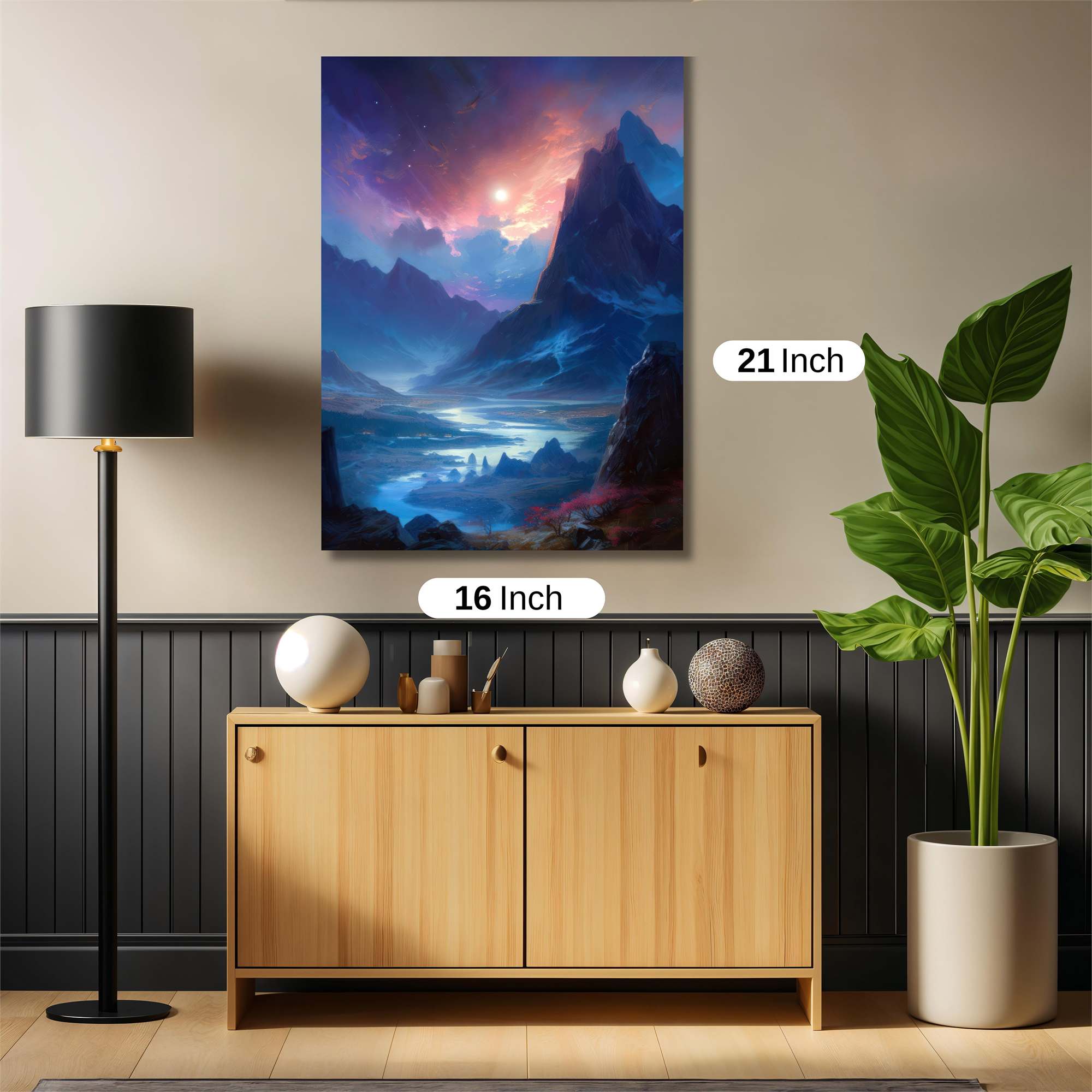 Sunset Serenity Safe Wall Magnetic / M