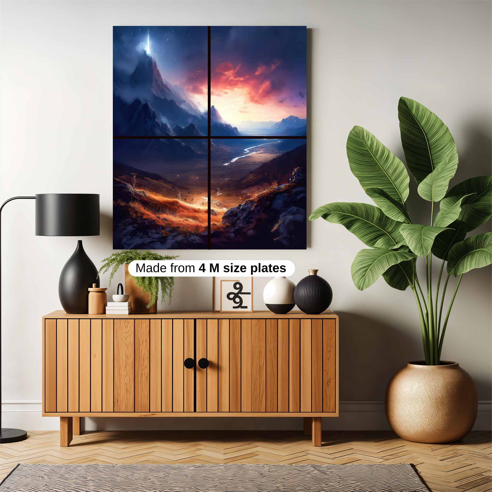 Mountain Majesty Safe Wall Magnetic / M