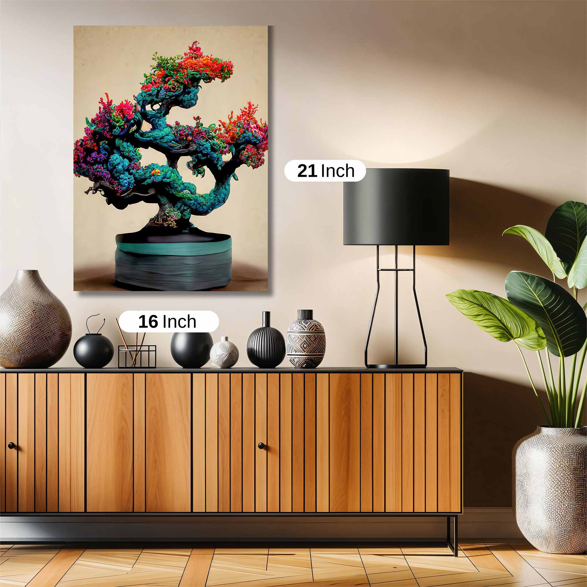 Bonsai Whimsy Safe Wall Magnetic / M