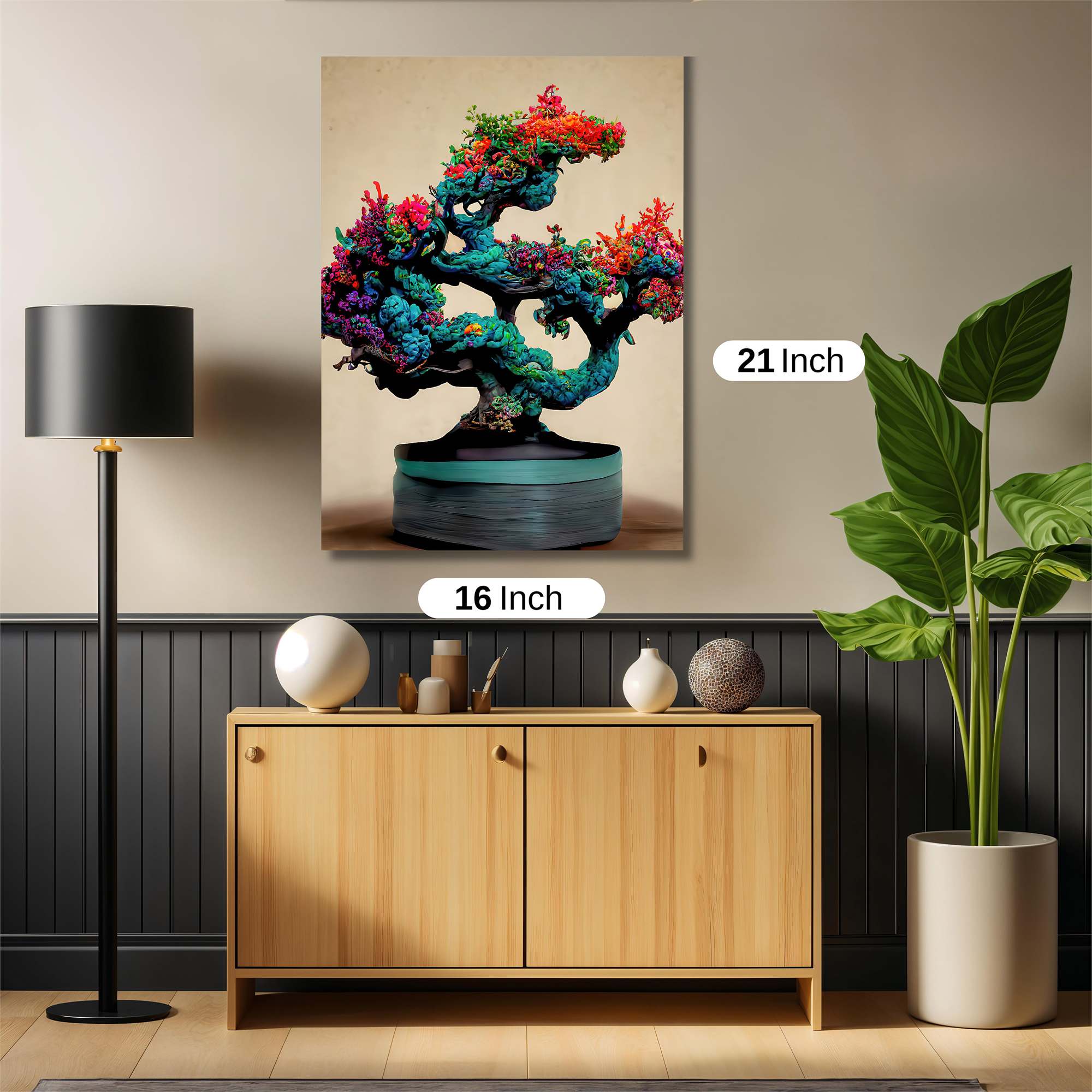 Bonsai Whimsy Safe Wall Magnetic / M