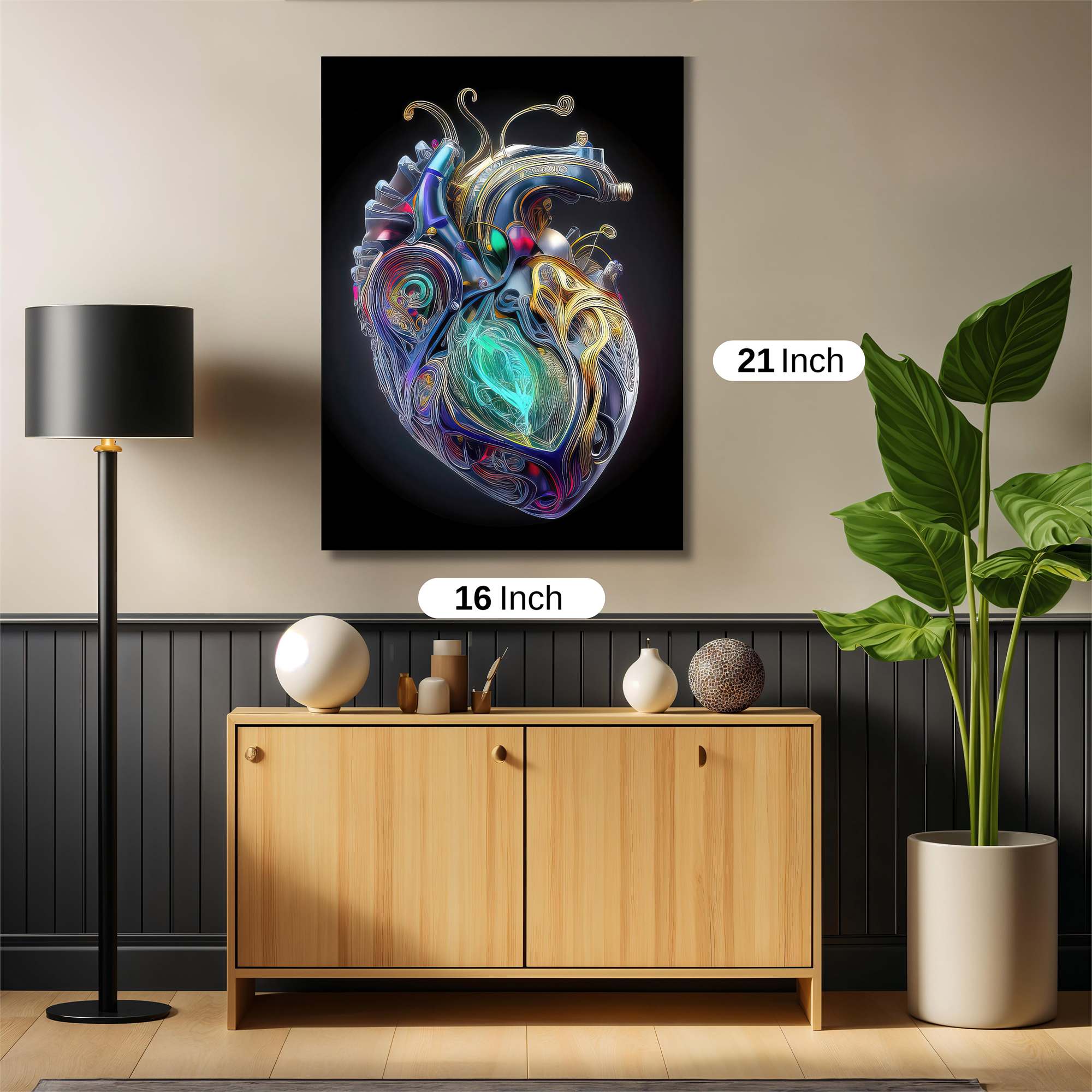 Heartbeat Enigma Safe Wall Magnetic / M
