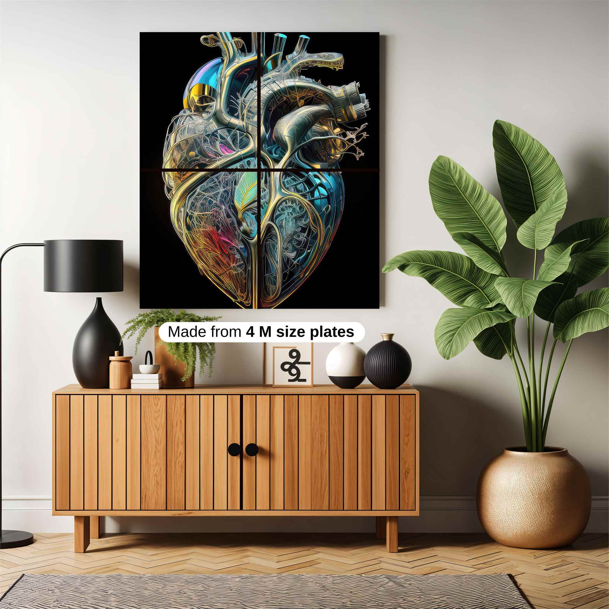 Heart Luminous Safe Wall Magnetic / M