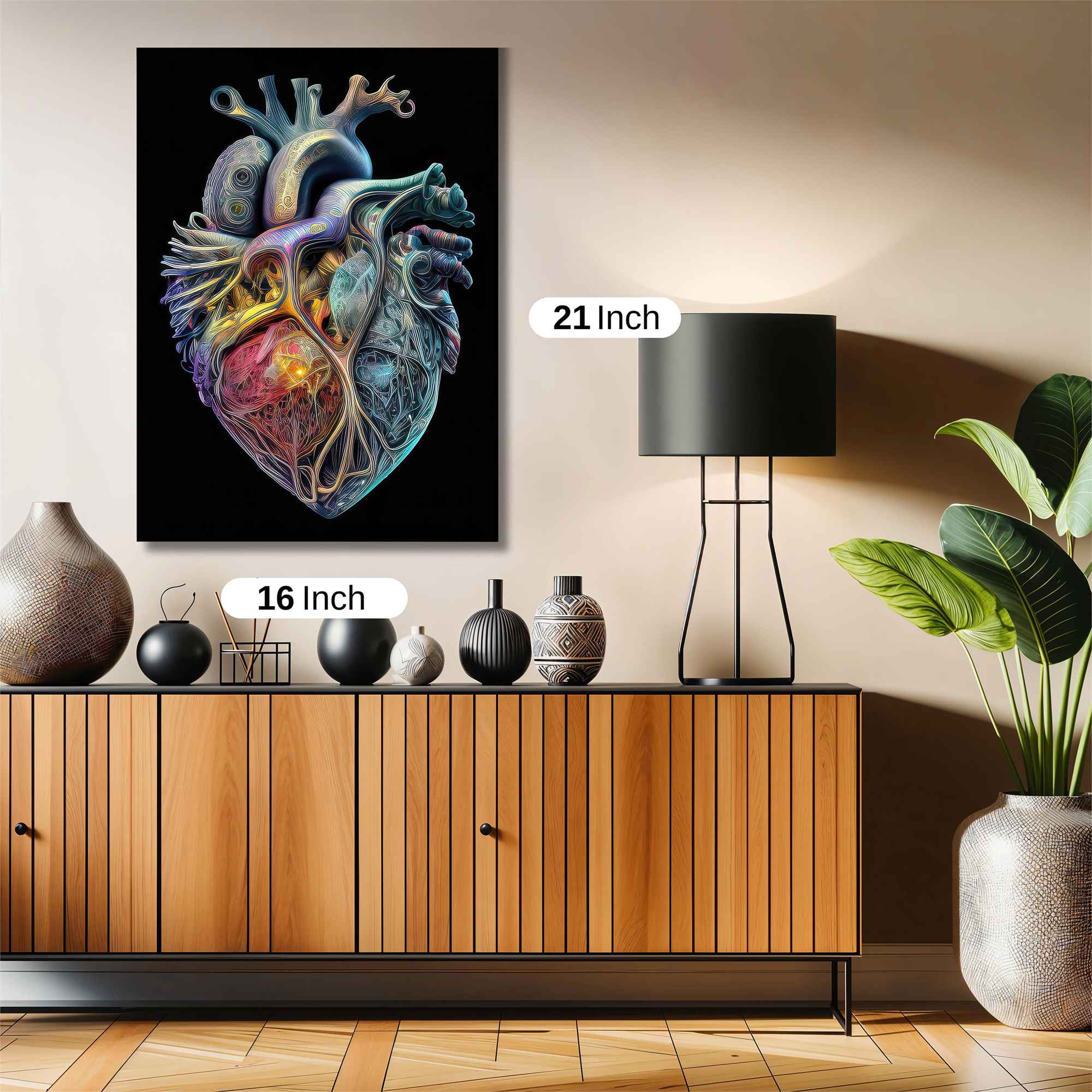 Heart Radiance Safe Wall Magnetic / M