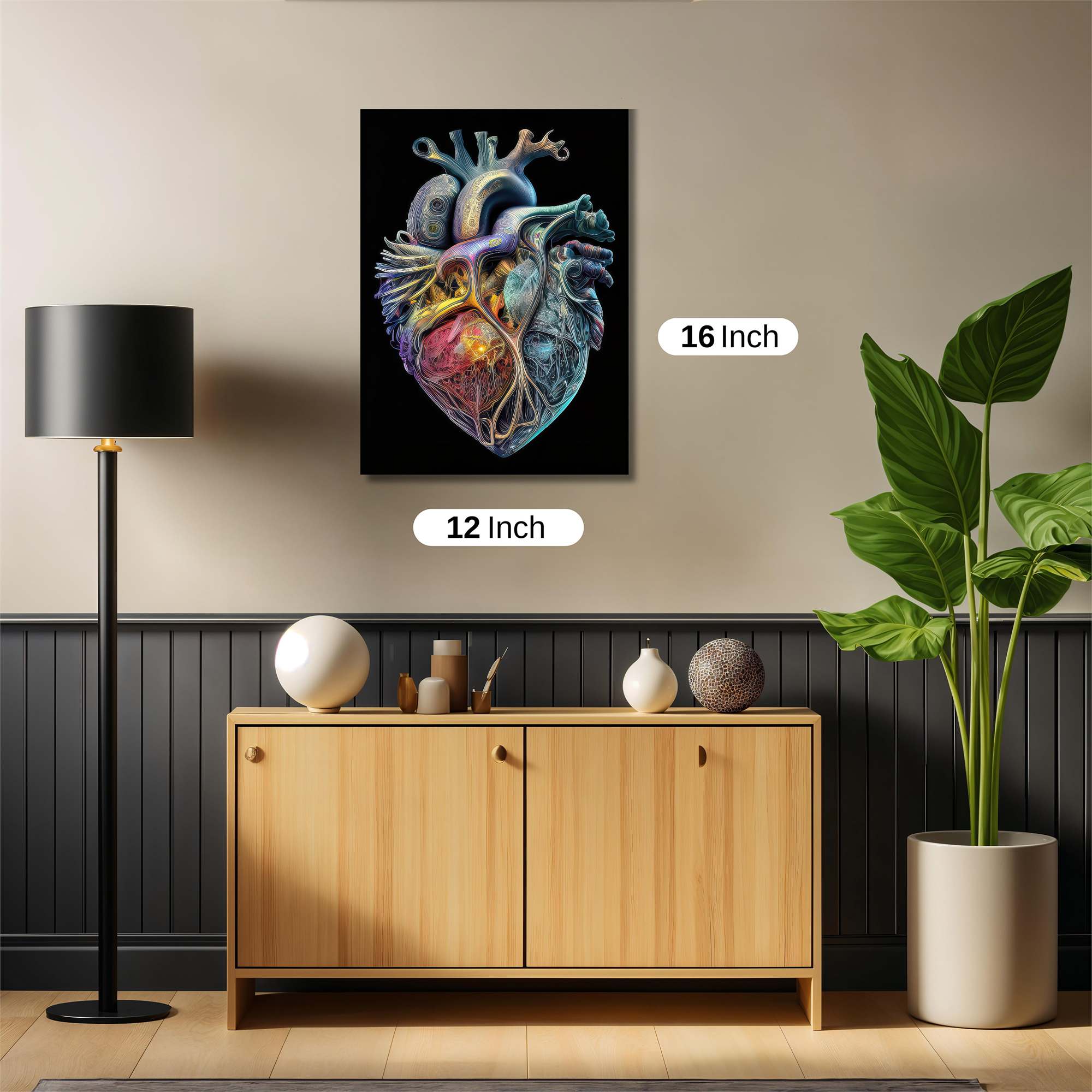 Heart Radiance Safe Wall Magnetic / M