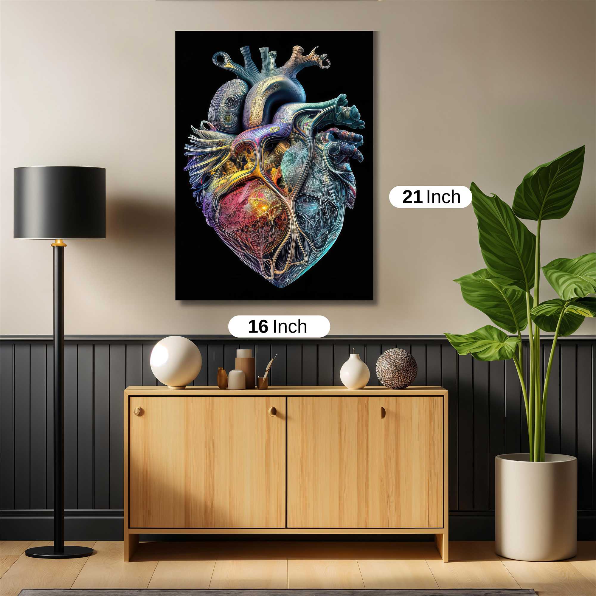 Heart Radiance Safe Wall Magnetic / M