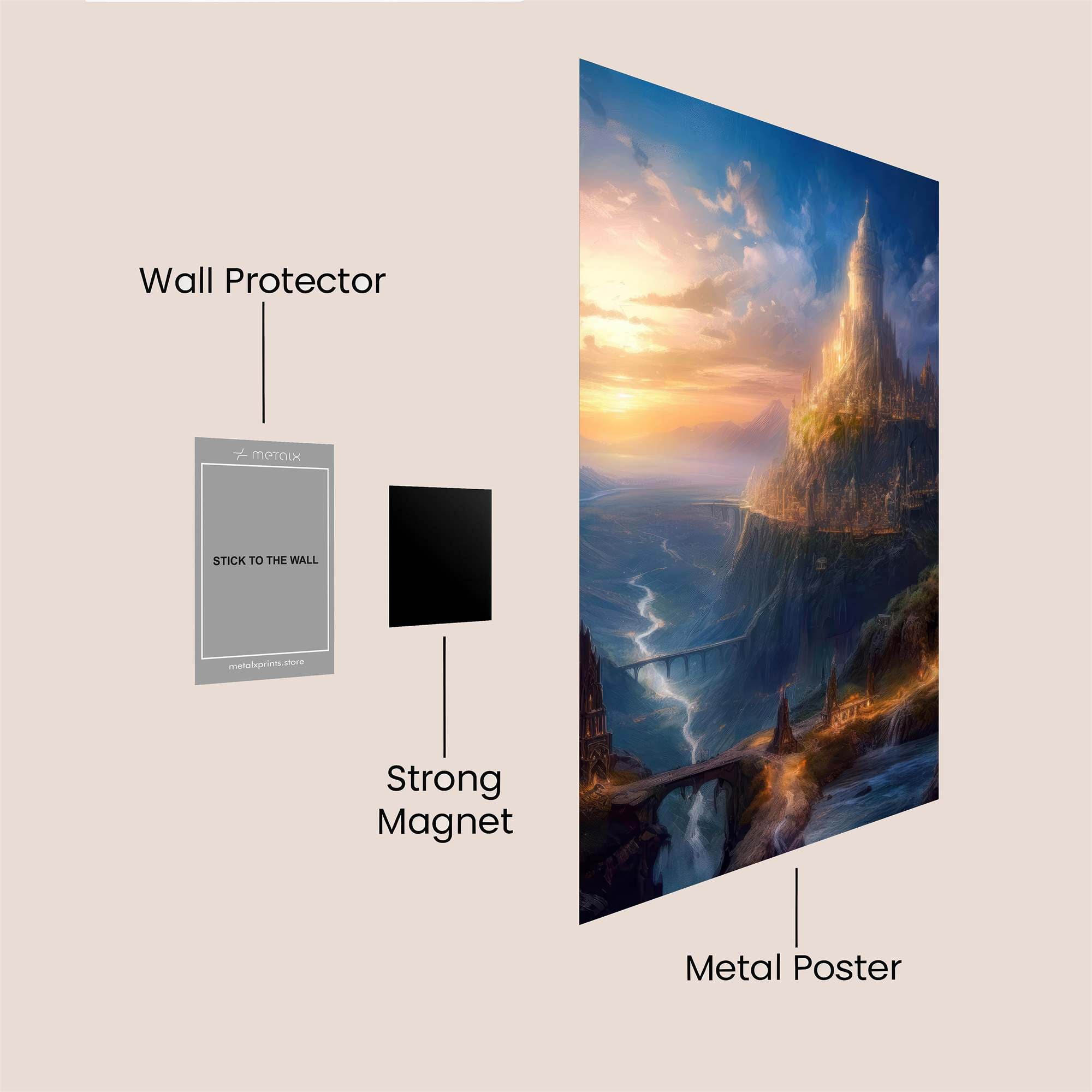 Castle Radiant Safe Wall Magnetic / M