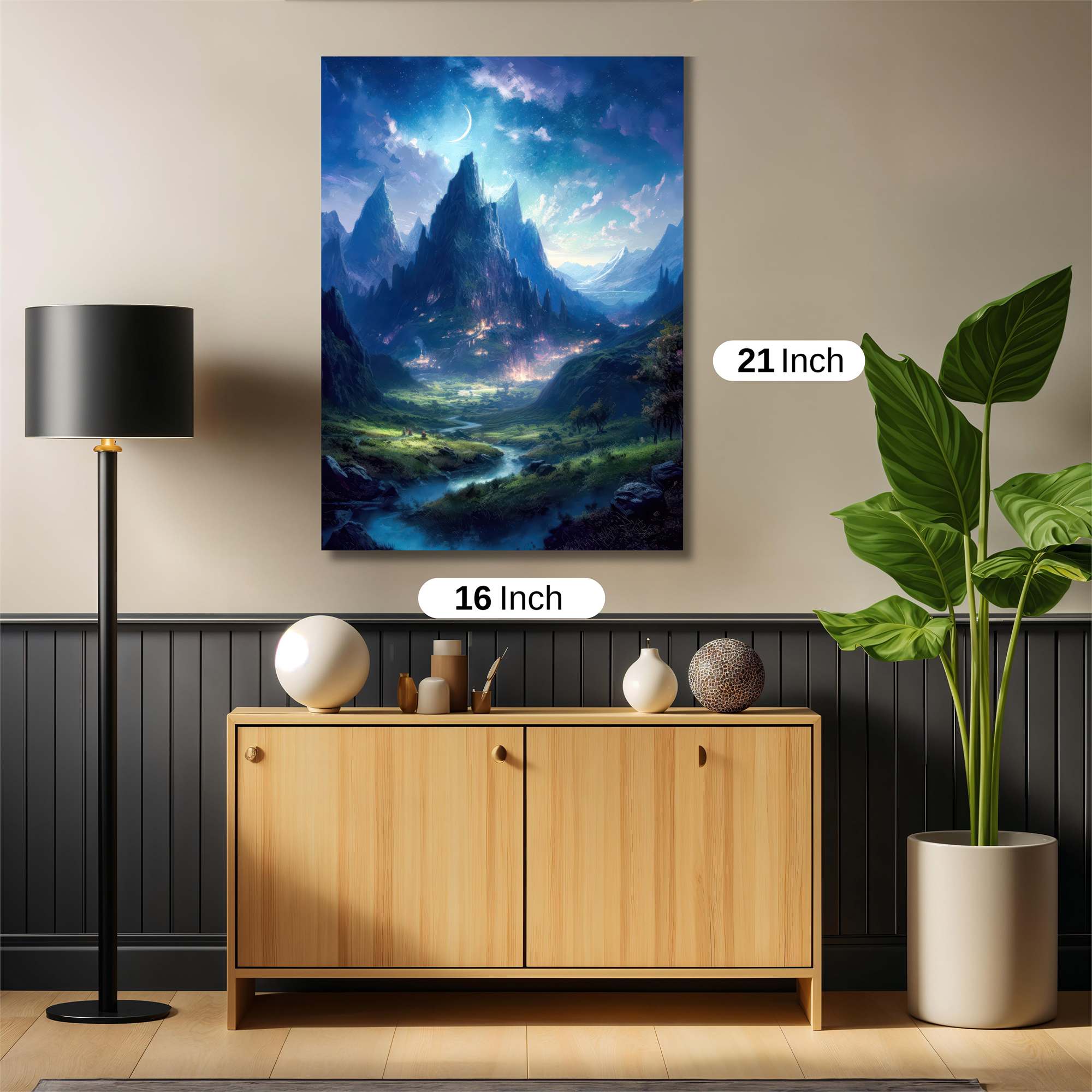 Moonlit Haven Safe Wall Magnetic / M